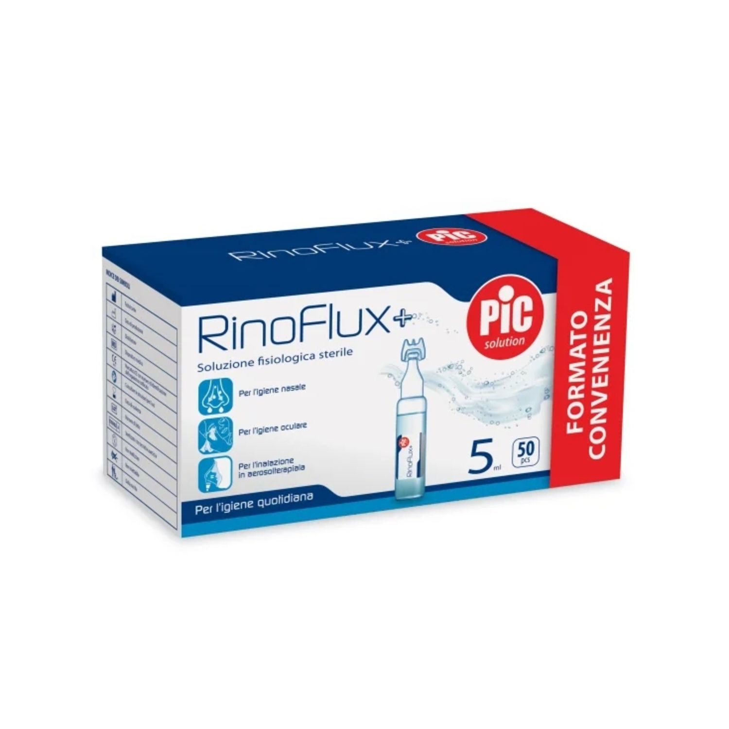 Soluz. isotonica rinoflux+ 5ml 50pz - pic - Pic