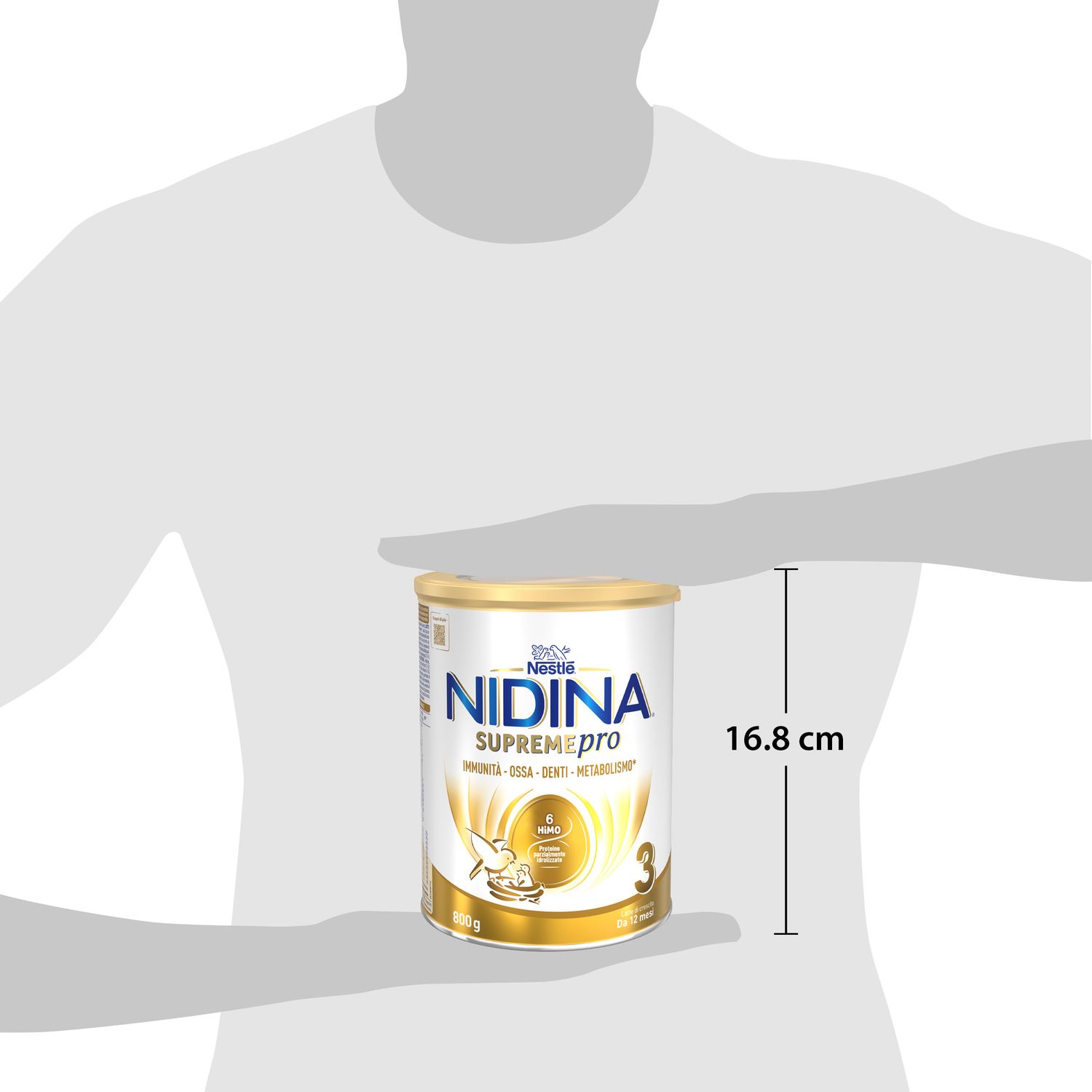 Nidina supremepro 3 latte di crescita polvere da 12 mesi, latta 800g - nestle' - Nestle'