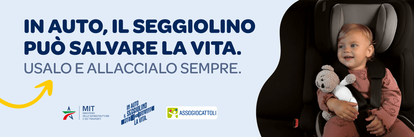 IN AUTO IL SEGGIOLINO PUO’ SALVARE LA VITA