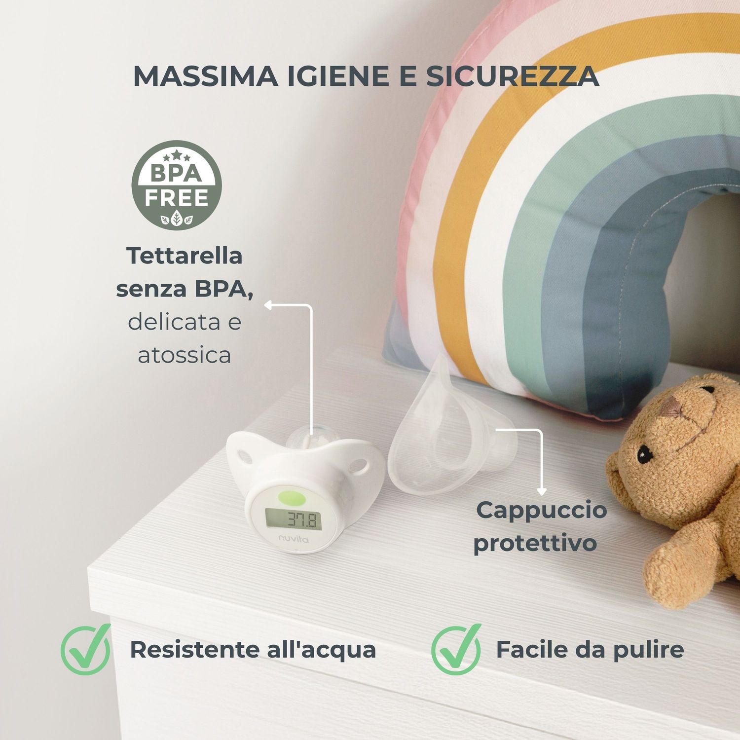 Termometro digitale a succhietto - 2010 - nuvita - Nuvita