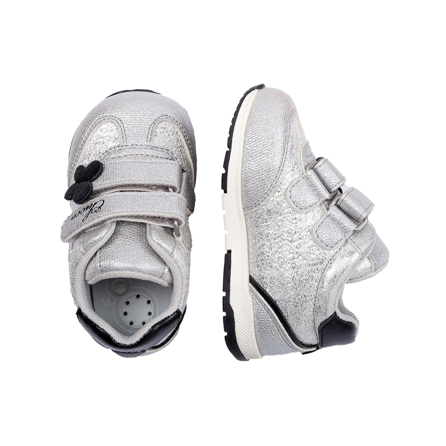 Scarpa bimba argento con velcro chicco gianda - Chicco