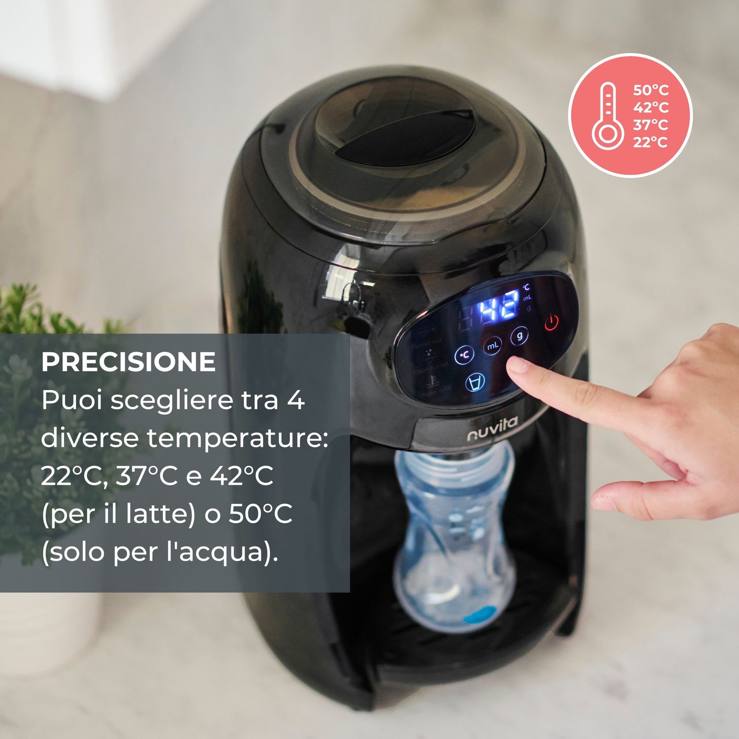 Preparatore istantaneo di biberon lattespresso -  1180 - nuvita - Nuvita