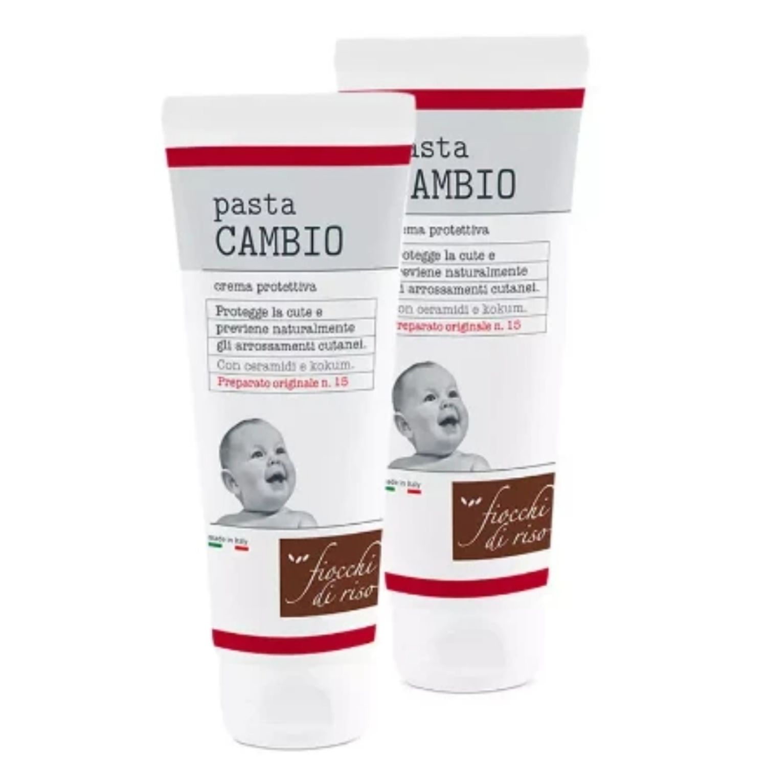 Pasta per il cambio bipacco 2x100 ml - fiocchi di riso - Fiocchi di Riso