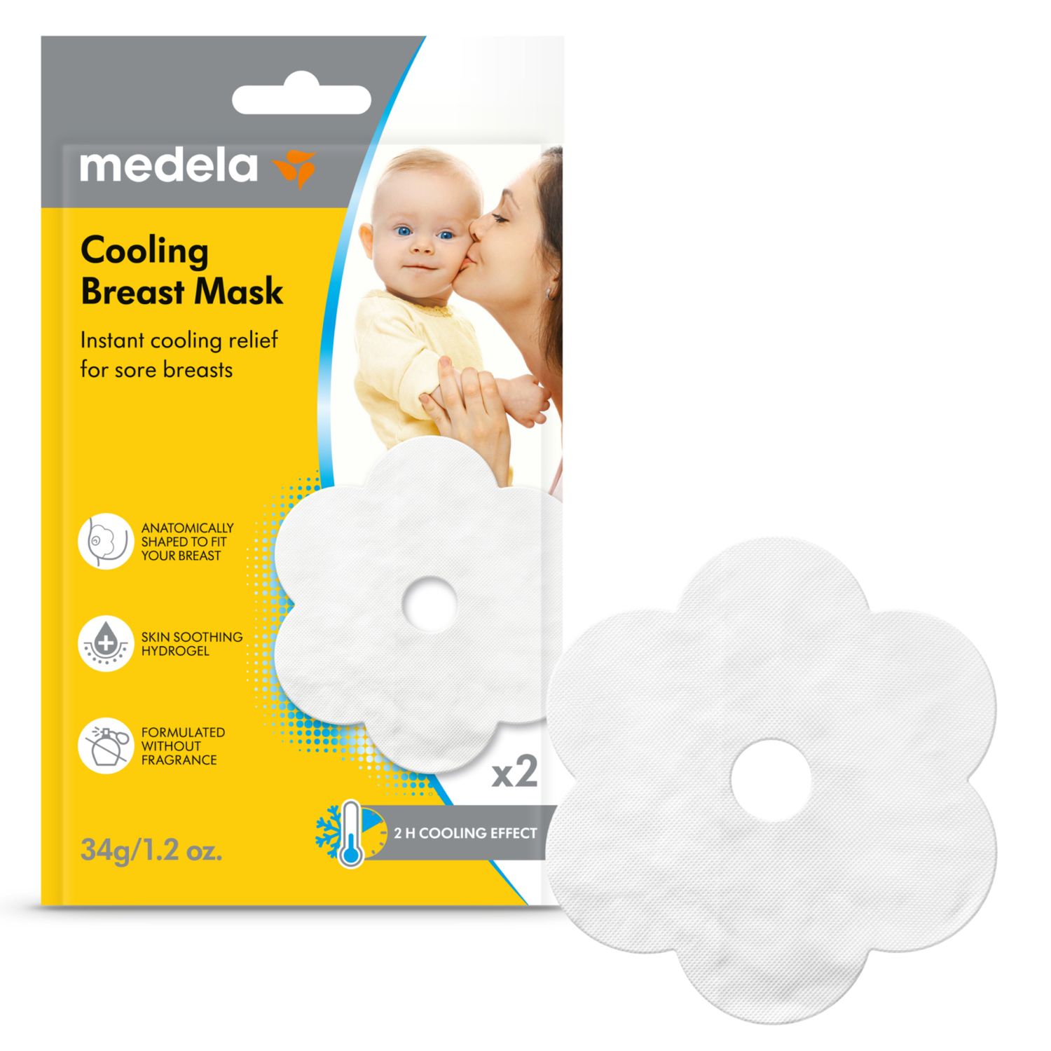 Maschera rinfrescante per il seno x2 -  medela - Medela