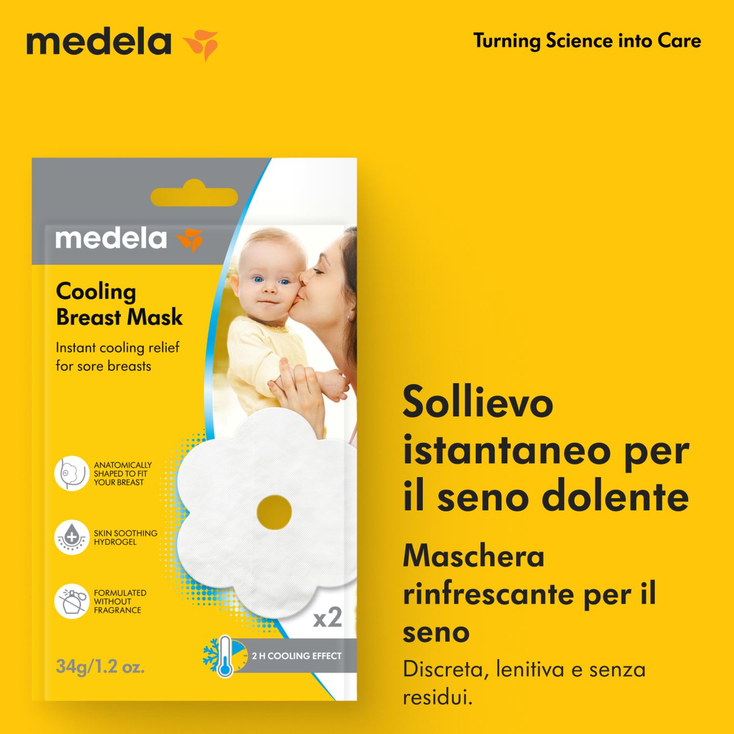 Maschera rinfrescante per il seno x2 -  medela - Medela