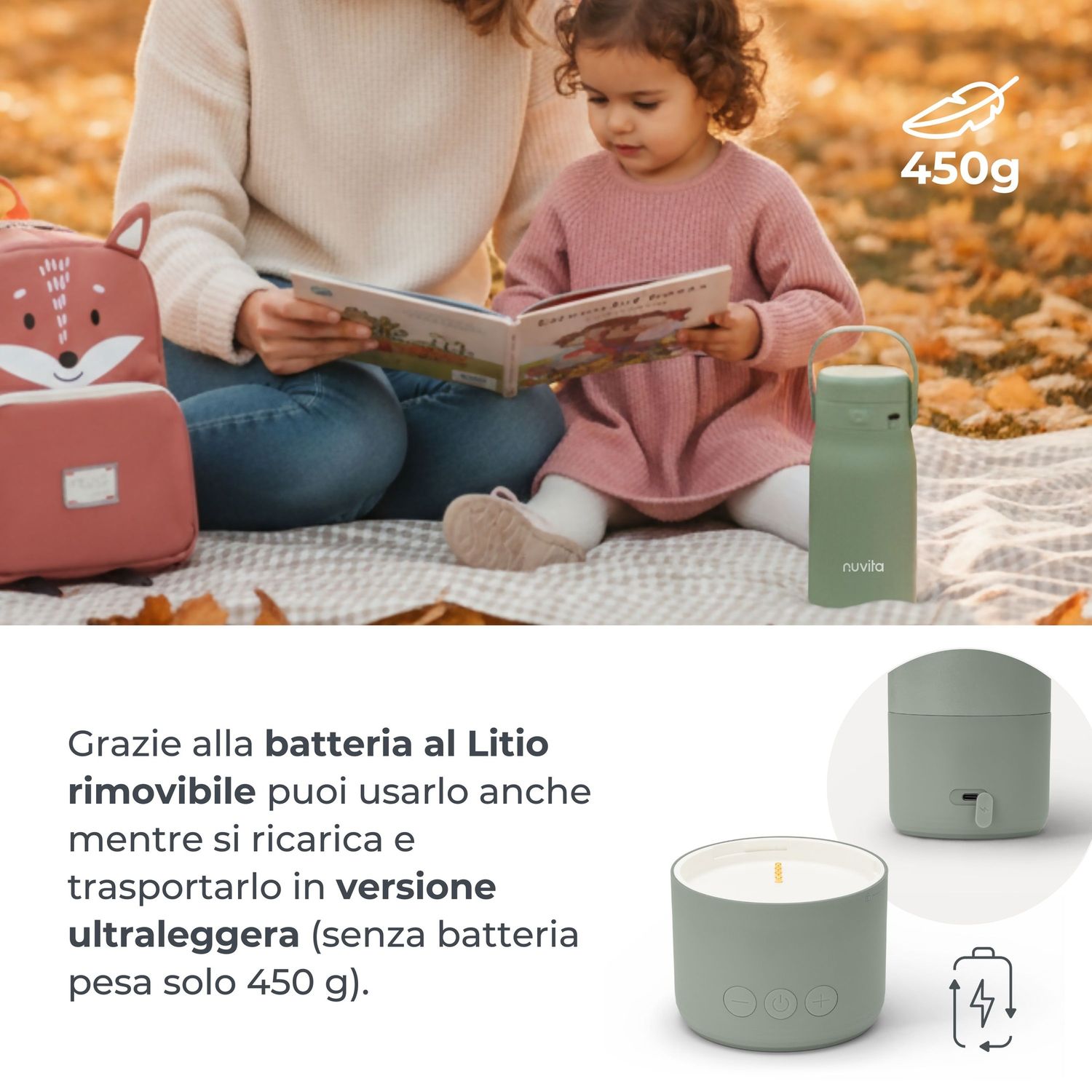 Bollitore e scalda latte portatile hot'n'go - 1190 - nuvita - Nuvita