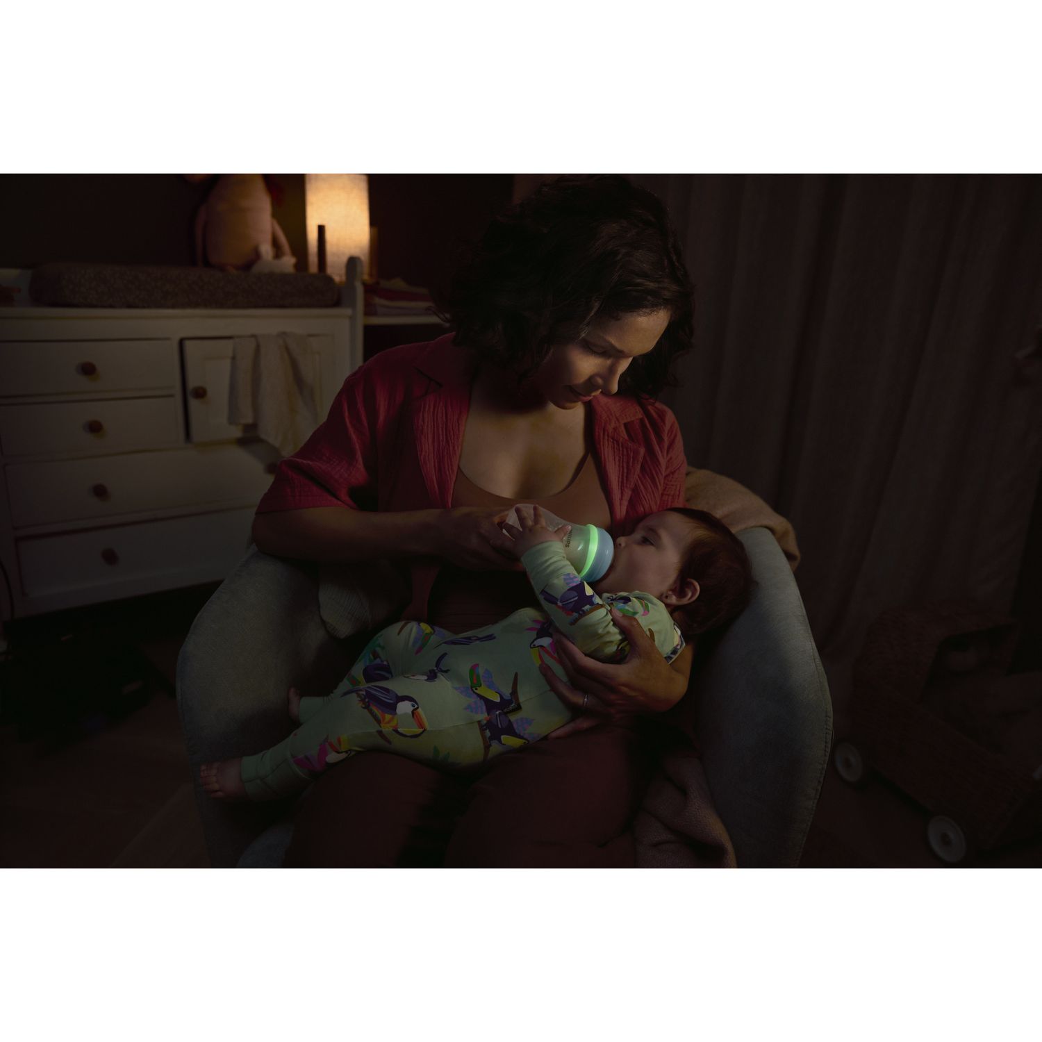 Biberon natural response notte 260 ml tettarella a flusso medio 3-6 mesi - philips avent - Avent