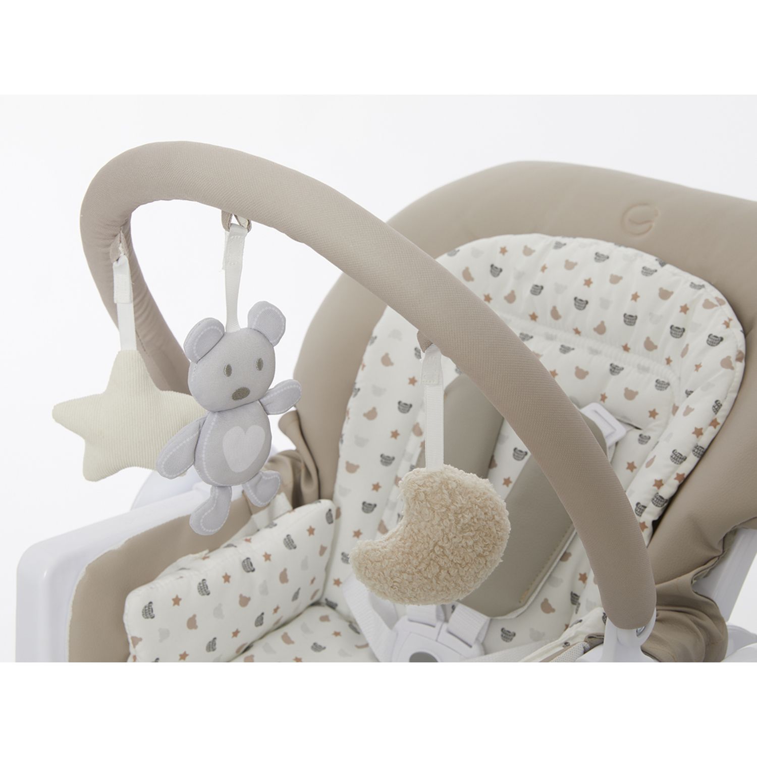 Seggiolone g- lunch & play beige - giordani - Giordani