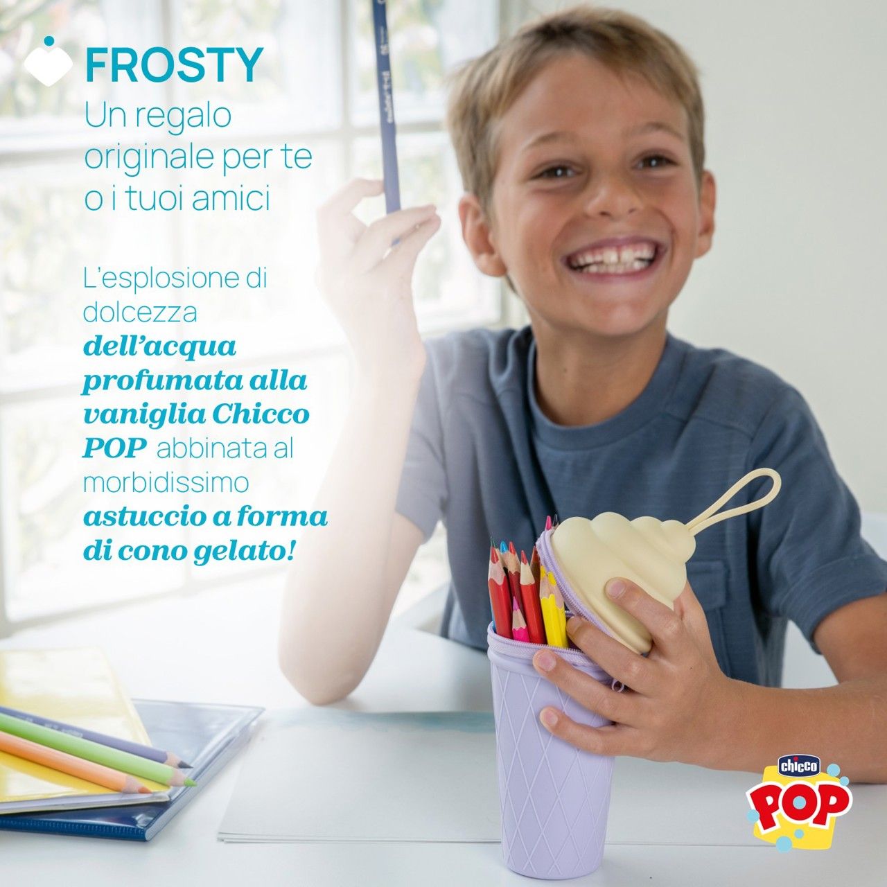 Acqua profumata 150ml con astuccio frosty gift set - chicco - 