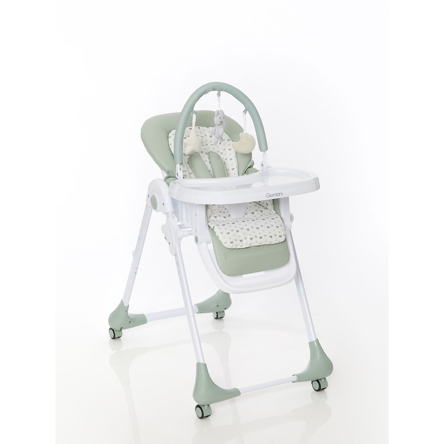 Seggiolone g-lunch &amp; play green - giordani - Giordani