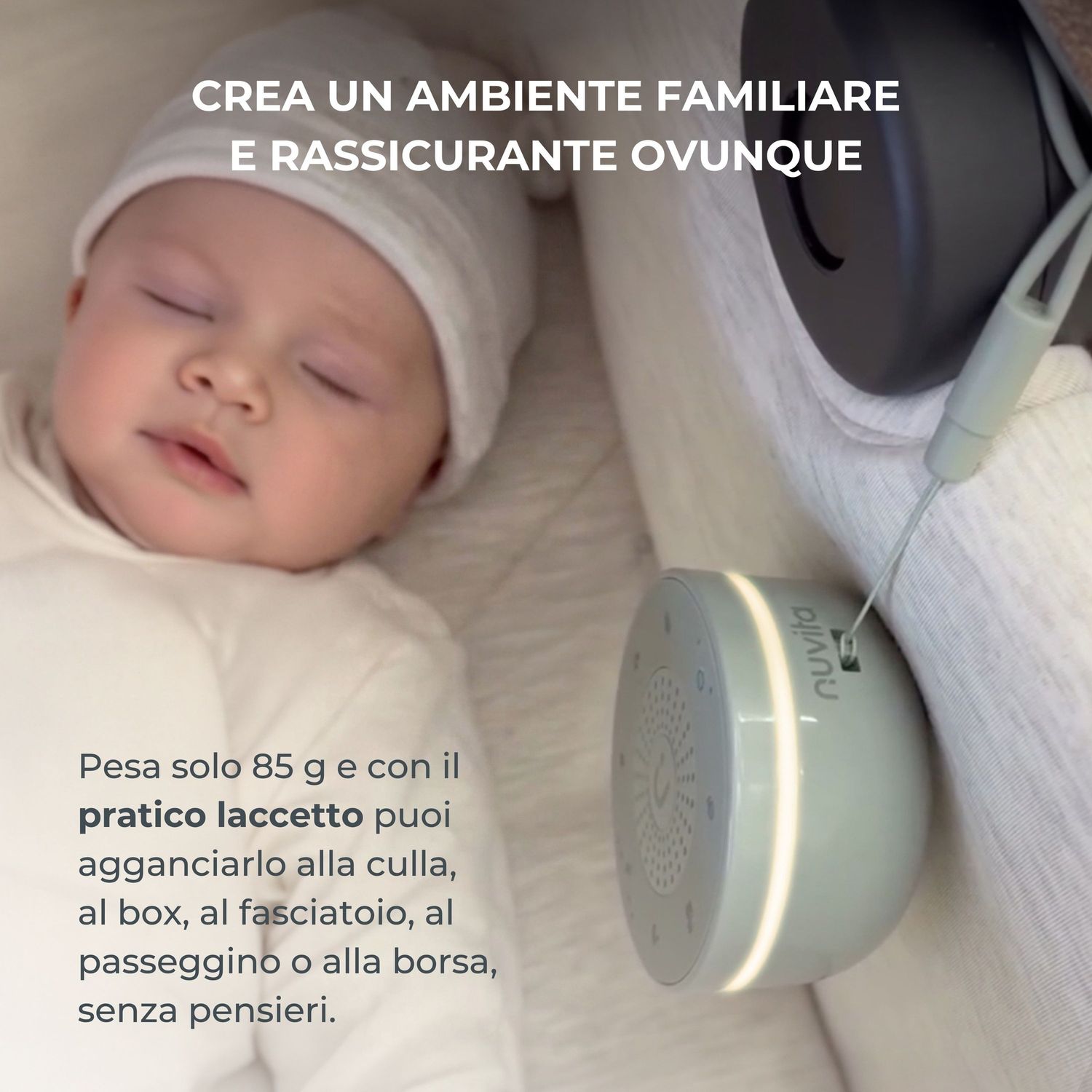 Diffusore di rumore bianco e luci notturne easy dream - 6620 - nuvita - Nuvita