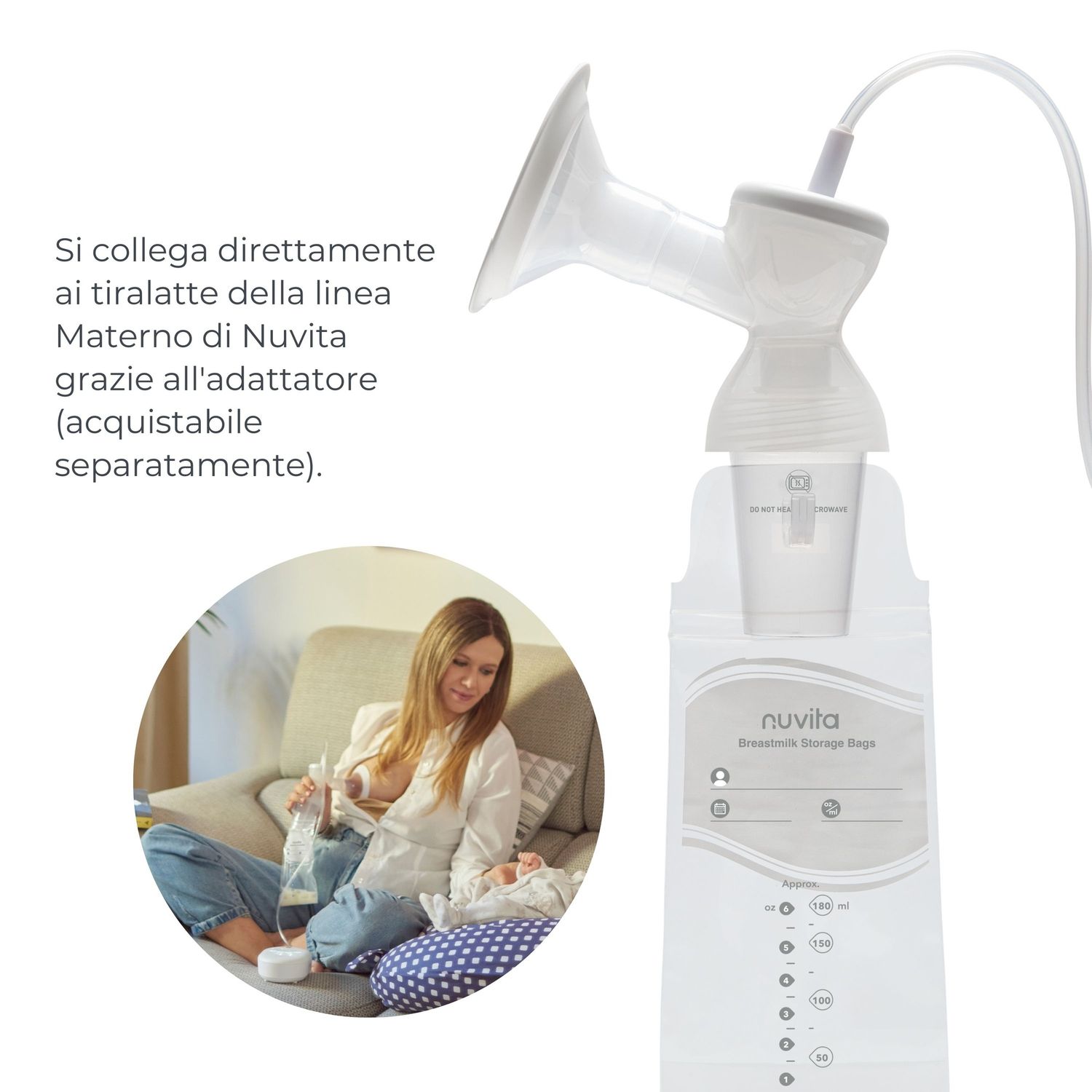 Sacchetti per la conservazione del latte materno - 1253 - nuvita - Nuvita