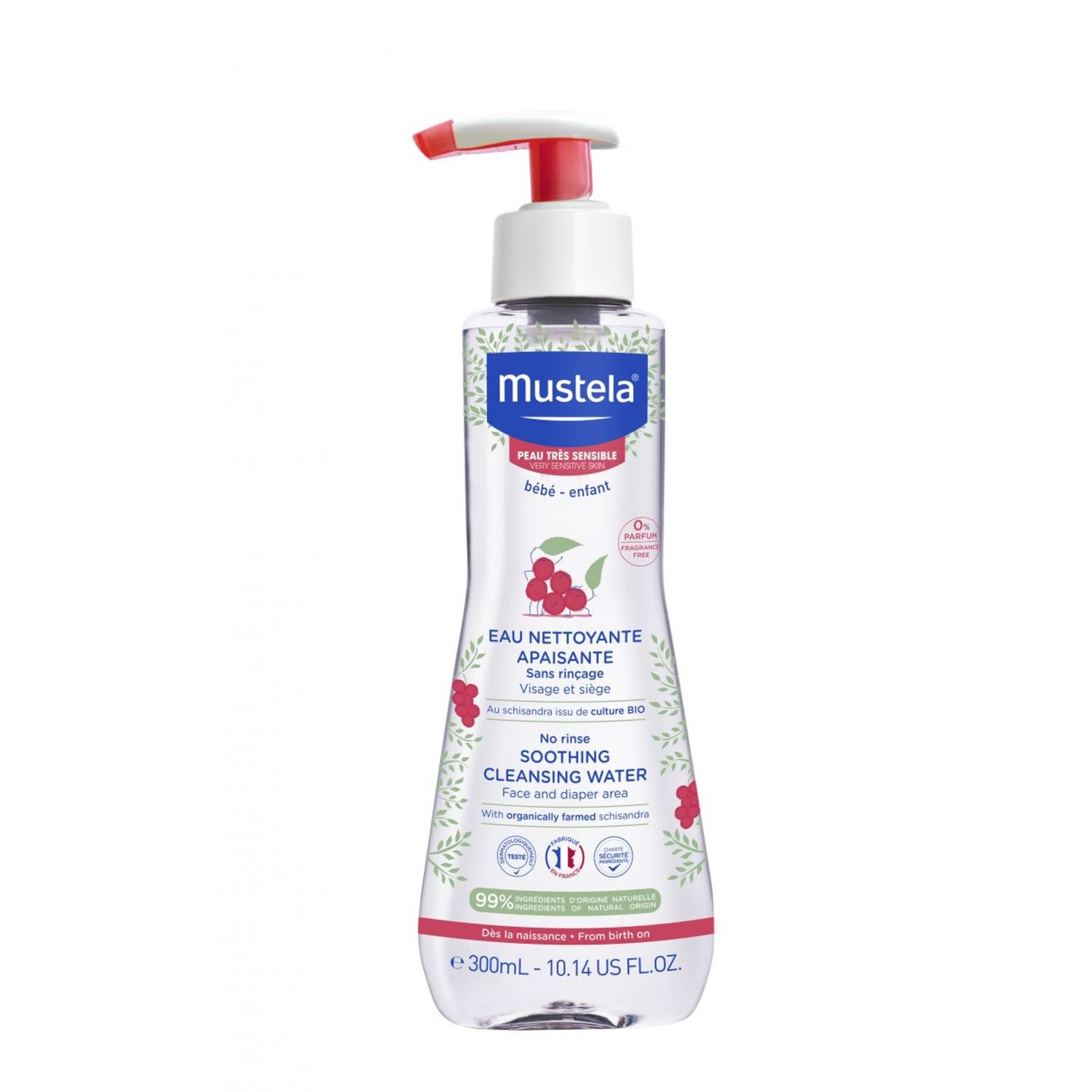 Fluido detergente s/r 300ml - mustela - Mustela