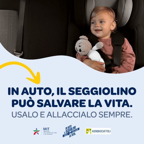 IN AUTO IL SEGGIOLINO PUO’ SALVARE LA VITA