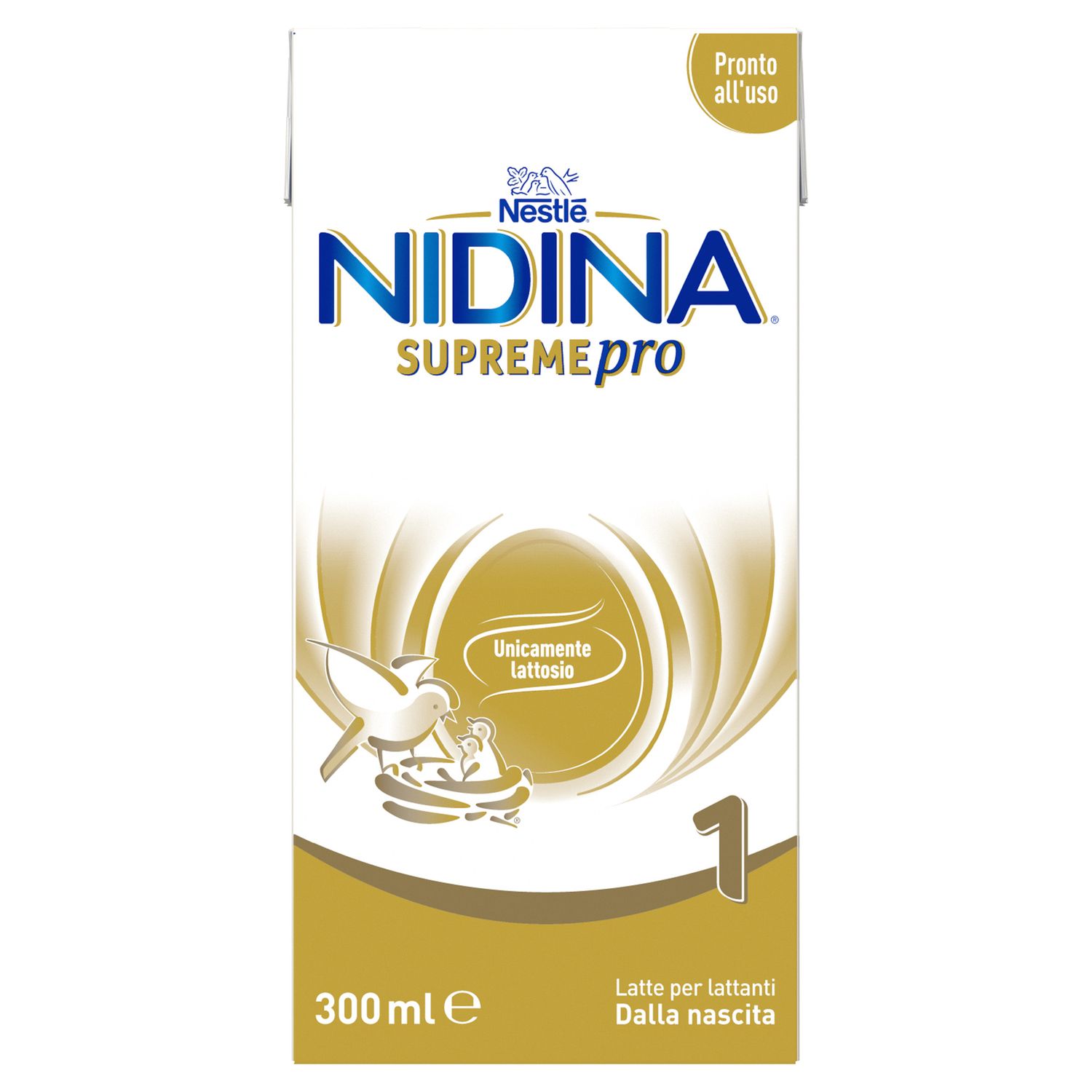 Nidina supremepro 1 latte per lattanti liquido dalla nascita, brick da 300ml - nestle' - Nestle'