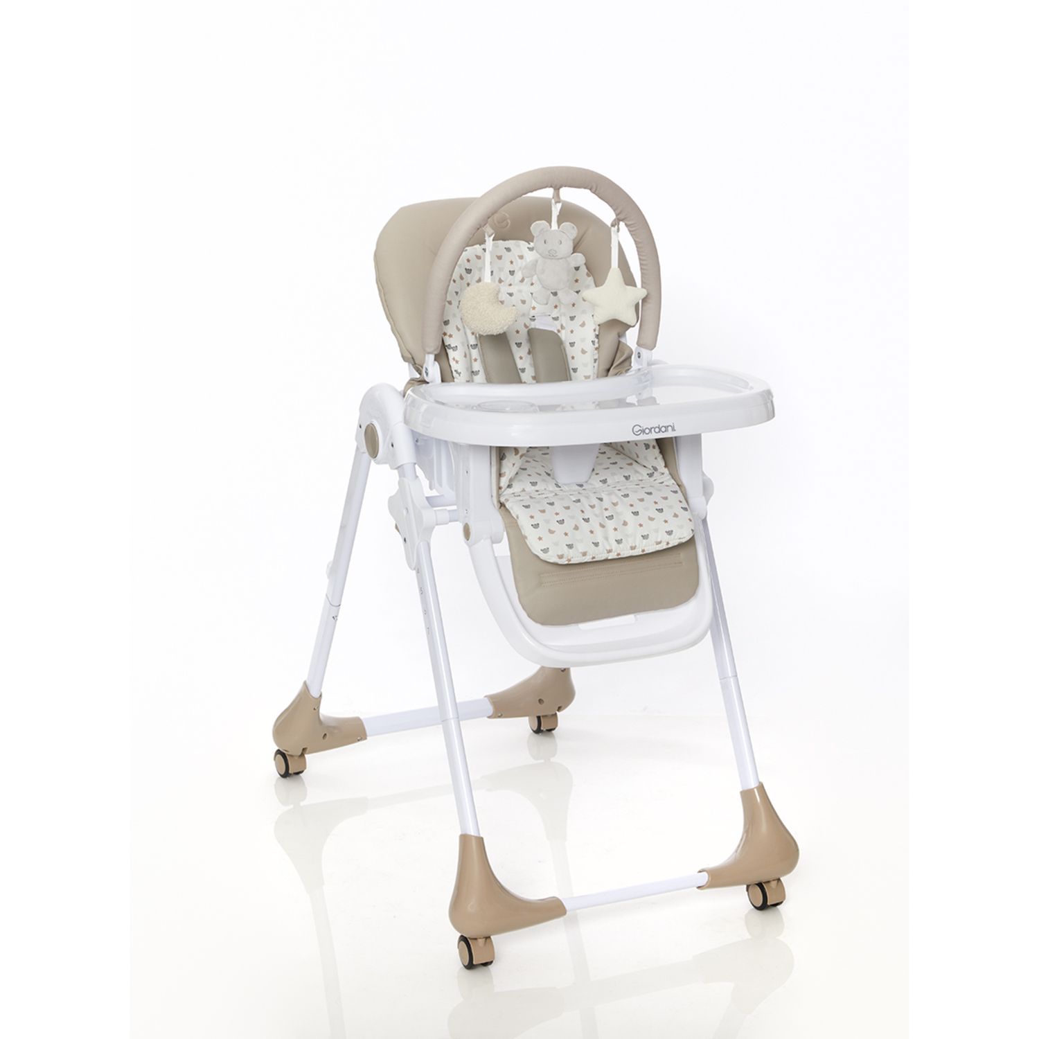 Seggiolone g- lunch & play beige - giordani - Giordani