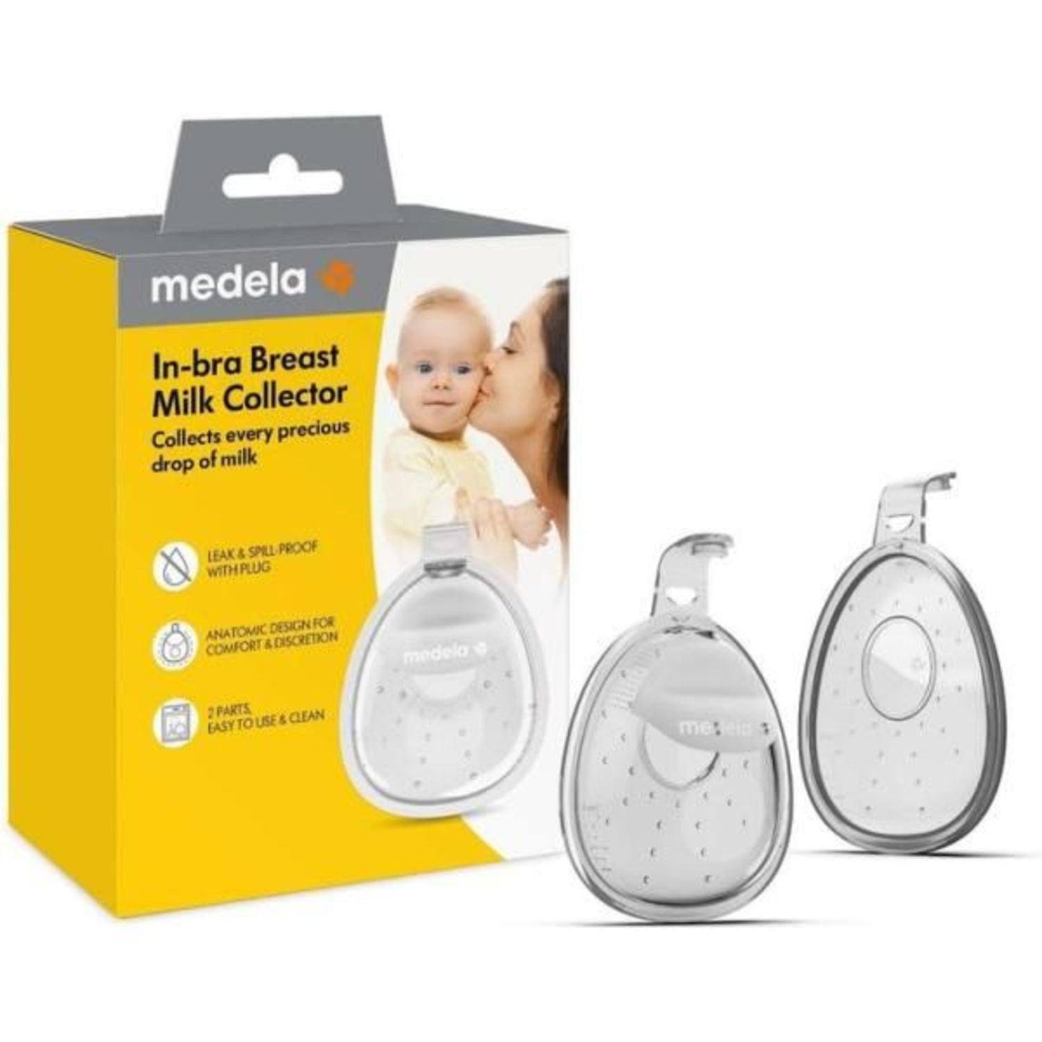 Coppette raccogli latte 2pz inbra - medela - Medela