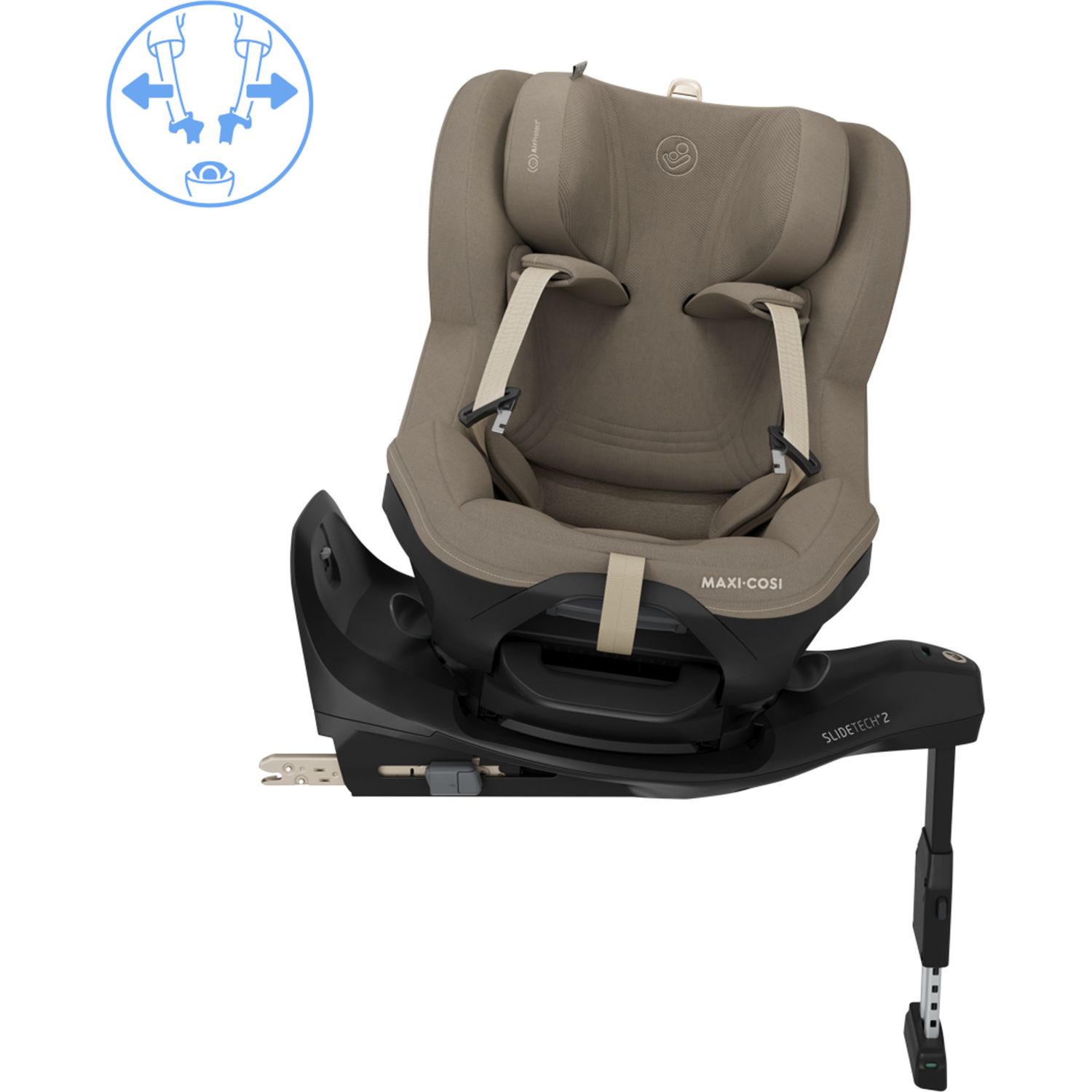Seggiolino auto mica slide pro (40-105 cm) - authentic truffle - maxi-cosi - Maxi Cosi