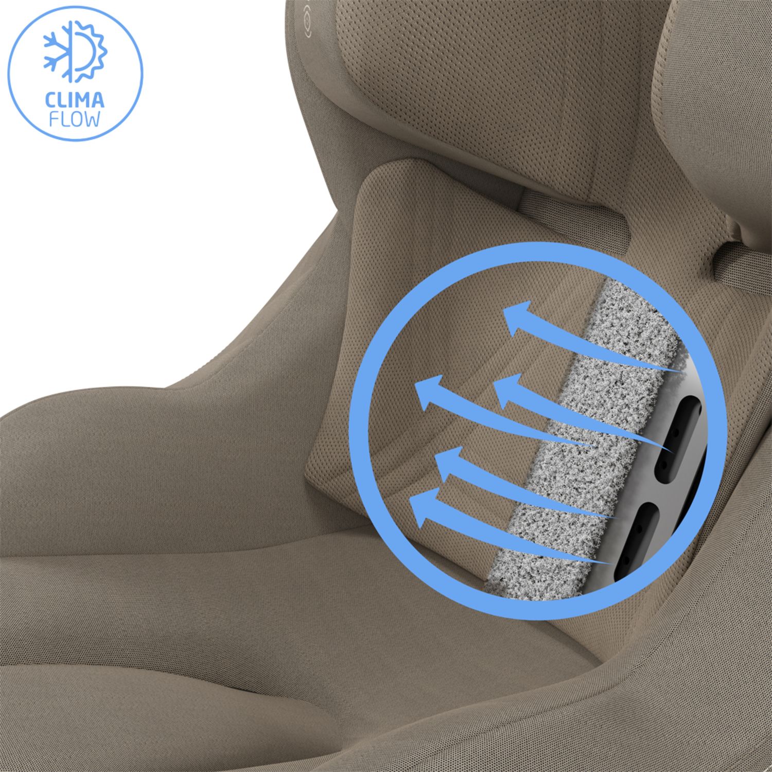 Seggiolino auto mica slide pro (40-105 cm) - authentic truffle - maxi-cosi - Maxi Cosi