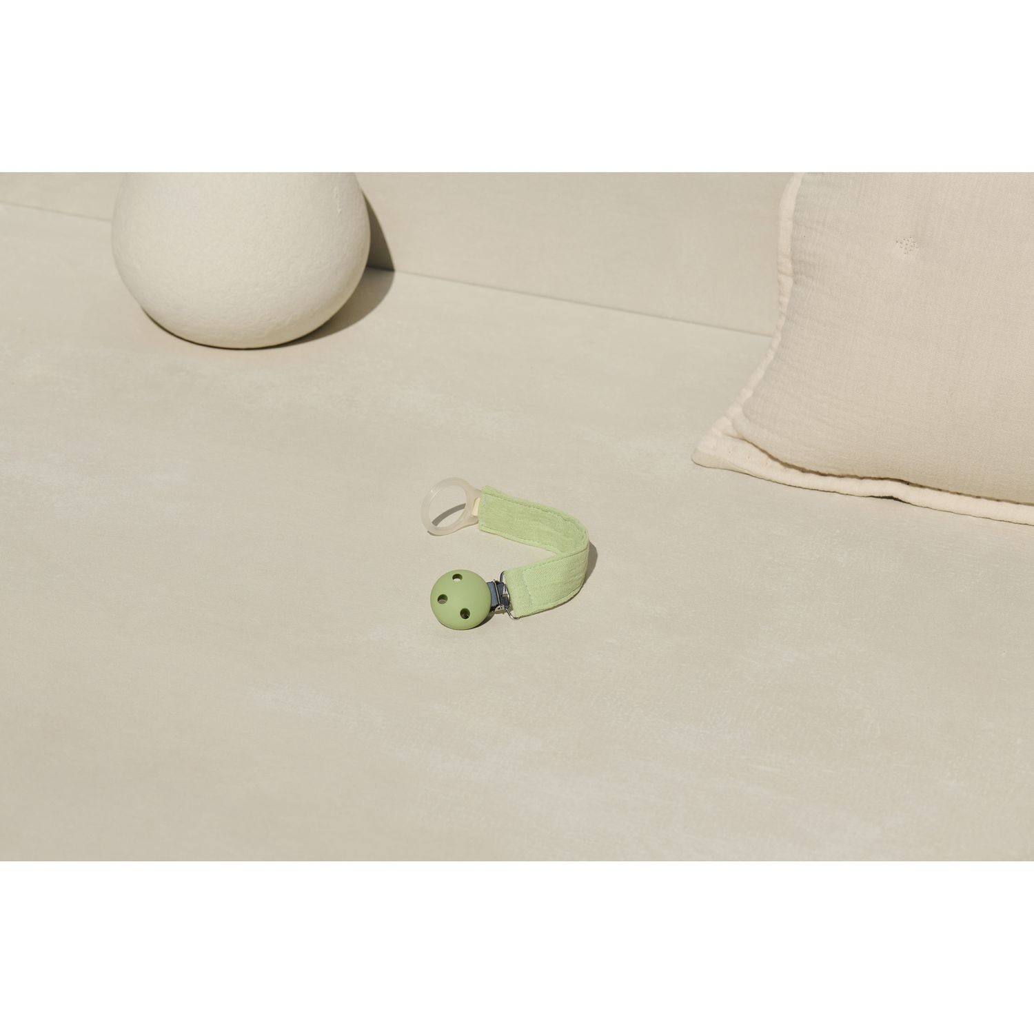 Mam clip catenella portaciuccio (set da 2), 0+ mesi regolabile, lavabile a mano, compatibili con tutti i succhietti mam, verde/azzurro - Mam