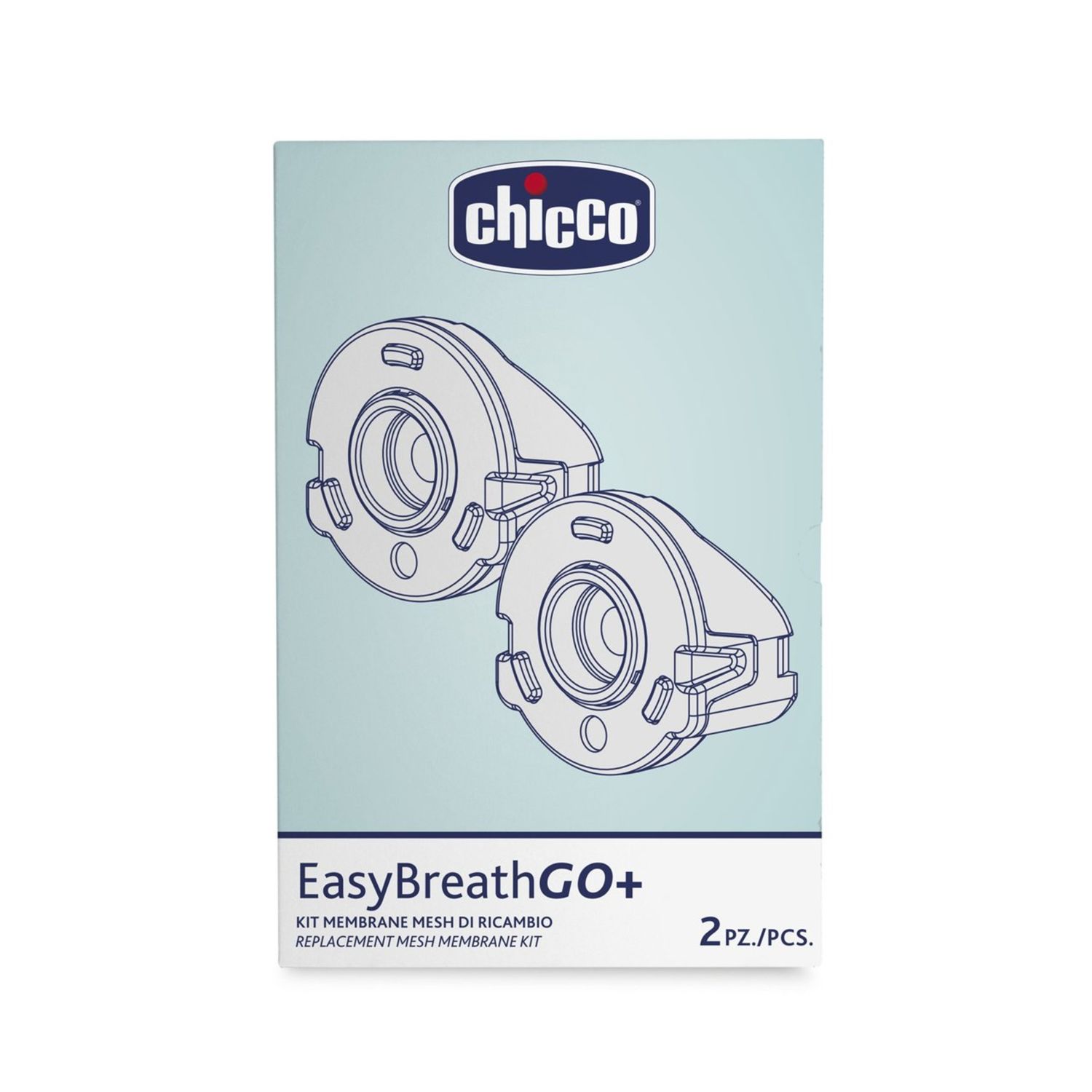Kit 2 membrane mesh di ricambio - chicco - Chicco