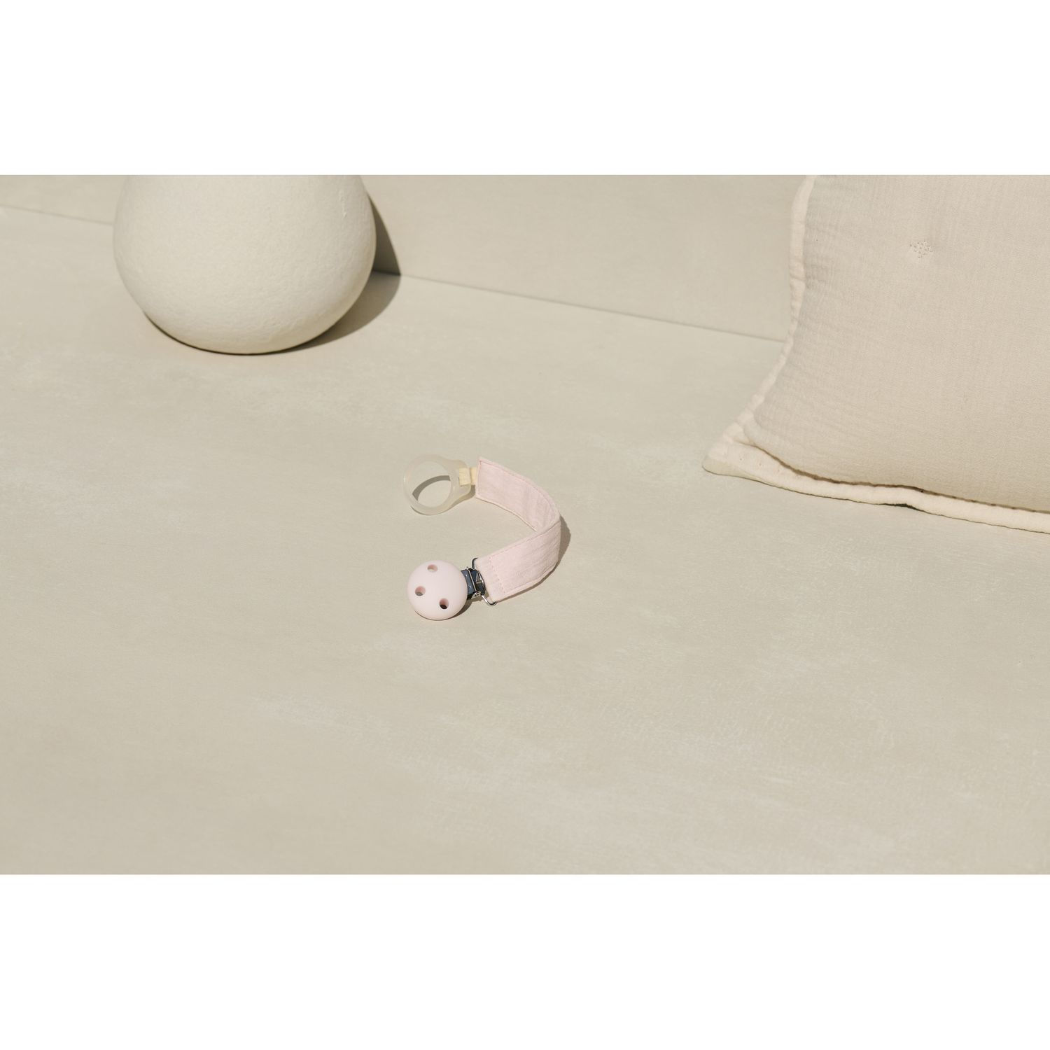 Mam clip catenella portaciuccio (set da 2), 0+ mesi regolabile, lavabile a mano, compatibili con tutti i succhietti mam, rosa/lilla - Mam