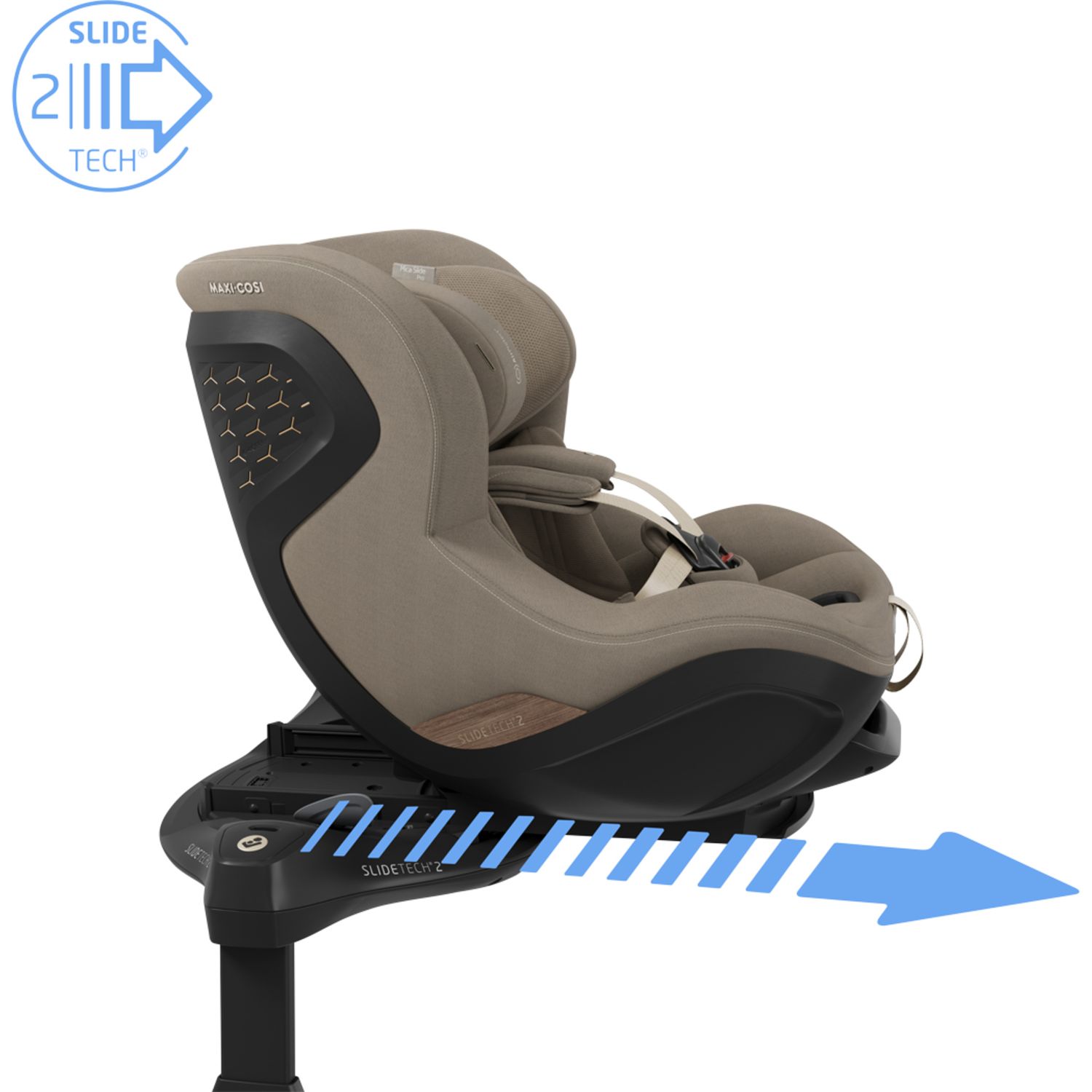 Seggiolino auto mica slide pro (40-105 cm) - authentic truffle - maxi-cosi - Maxi Cosi