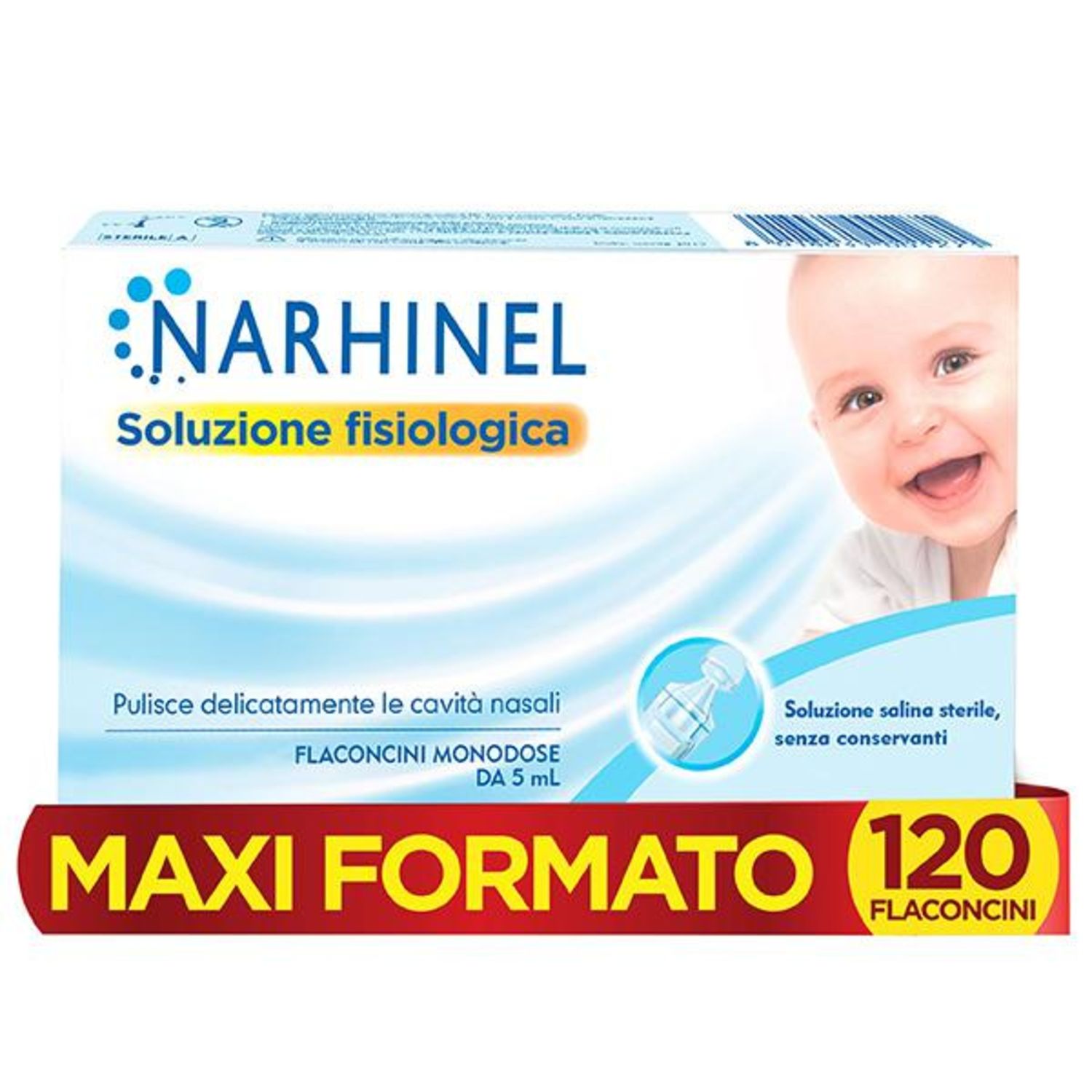 Narhinel - soluzione fisiologica 120 fiale - Narhinel