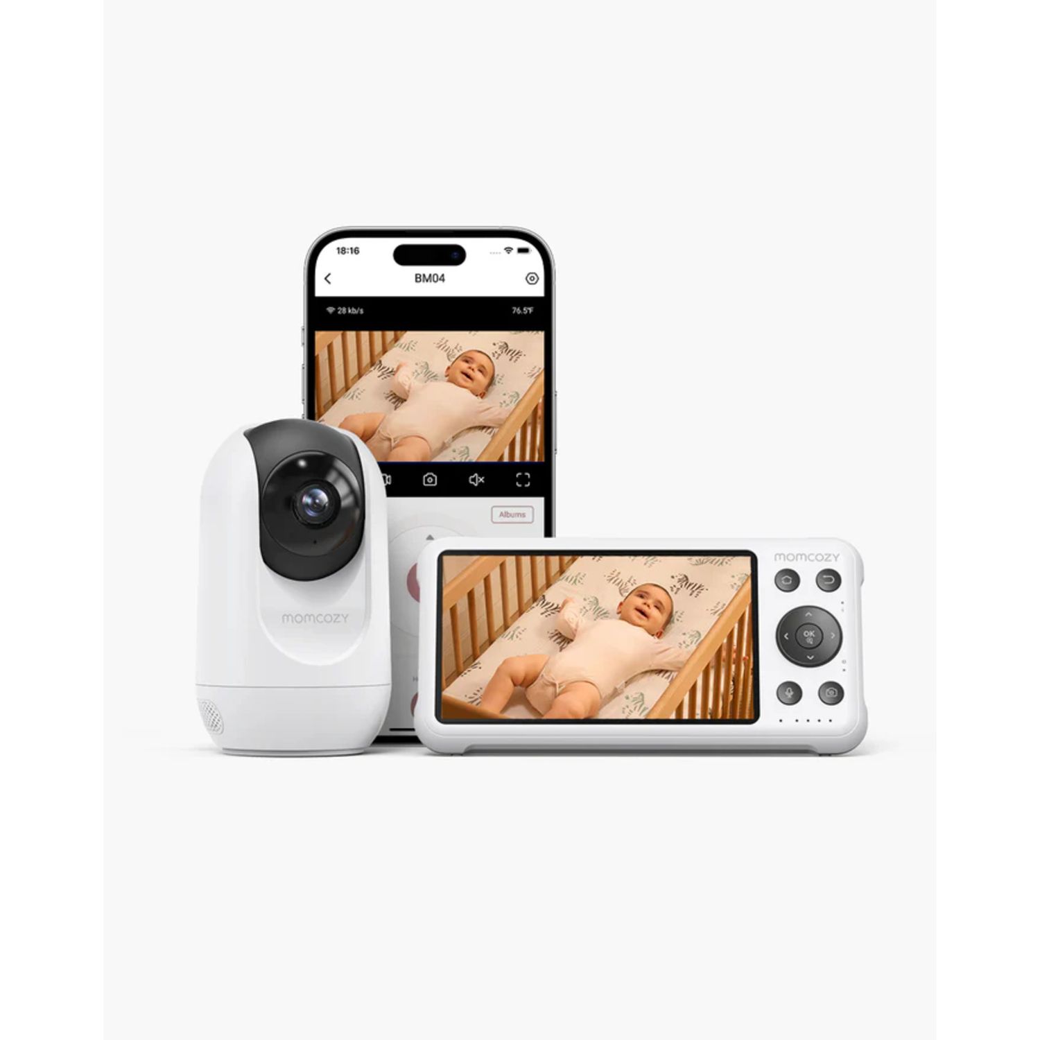 Video baby monitor smart bm04 - momcozy - MOMCOZY