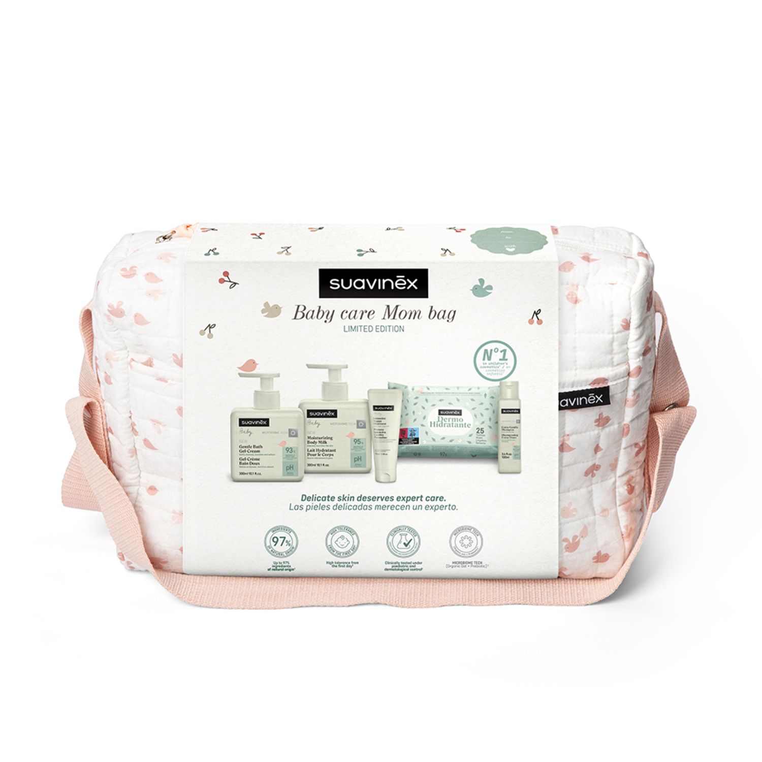 Borsa cosmetica birdies rosa - suavinex - Suavinex