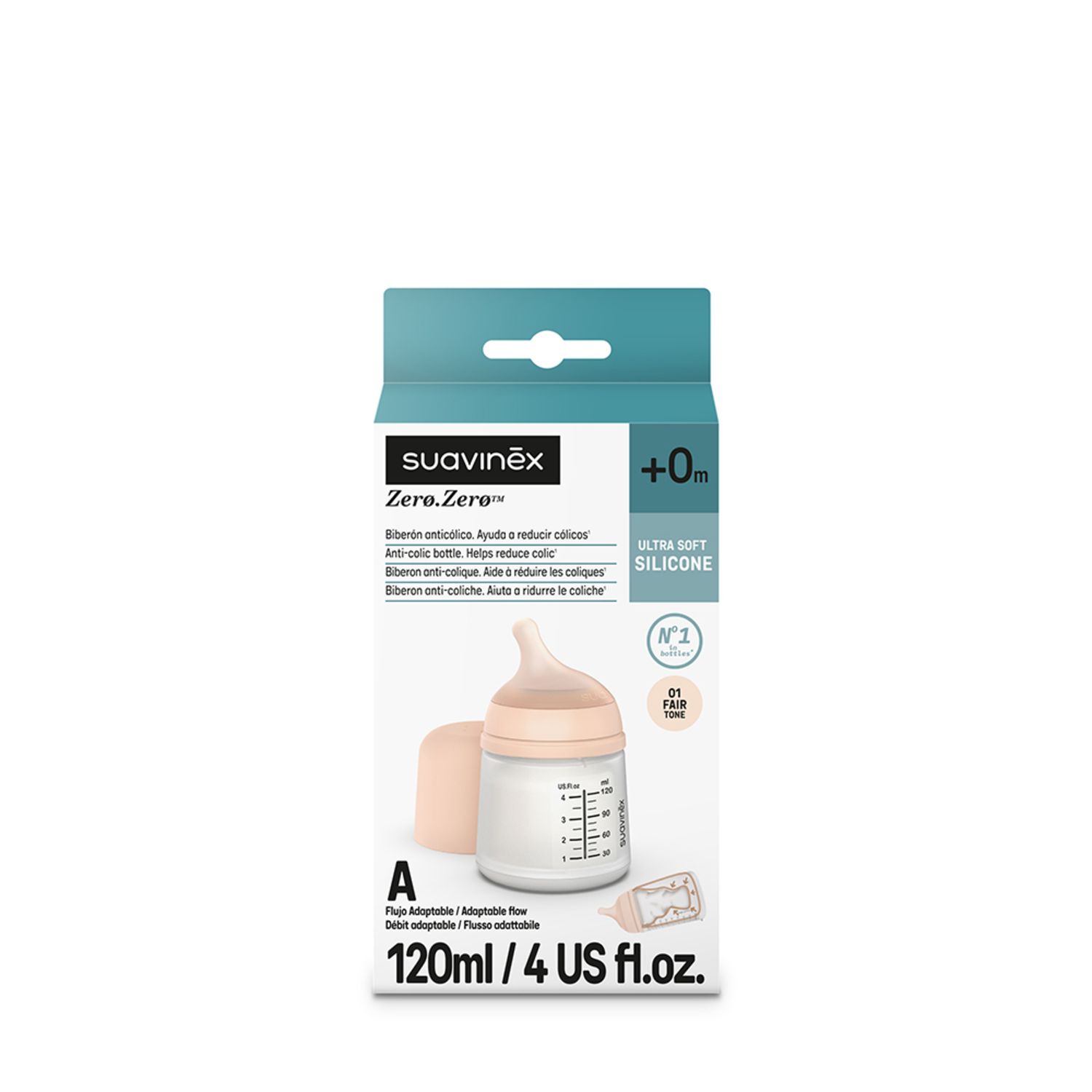 Biberon zero.zero 120ml tu fair - suavinex - Suavinex