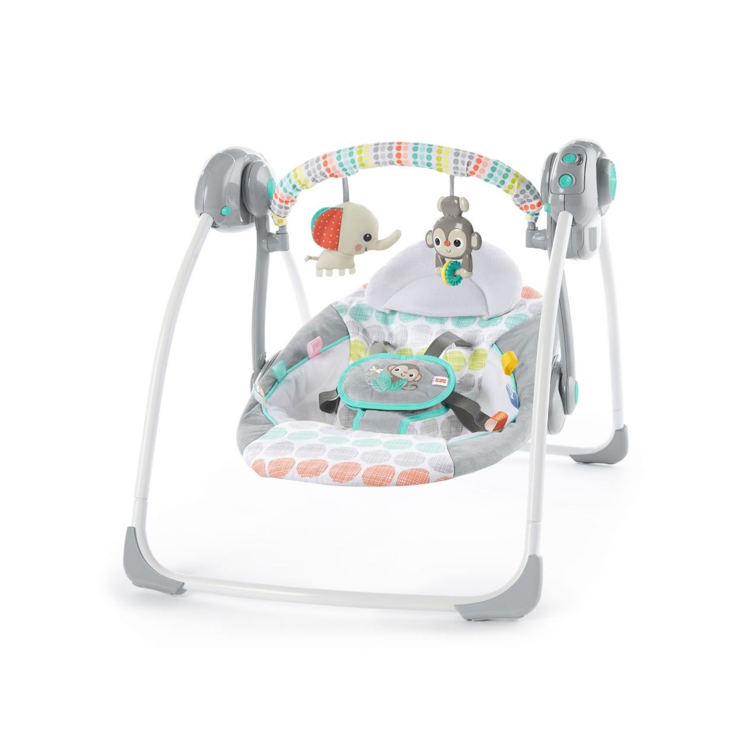 Altalena compatta whimsical wild - bright starts - Bright Starts
