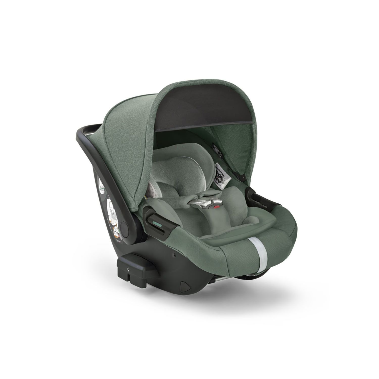 Trio system4 electa darwin recline - murray green + telaio total black - 2025 - inglesina - Inglesina