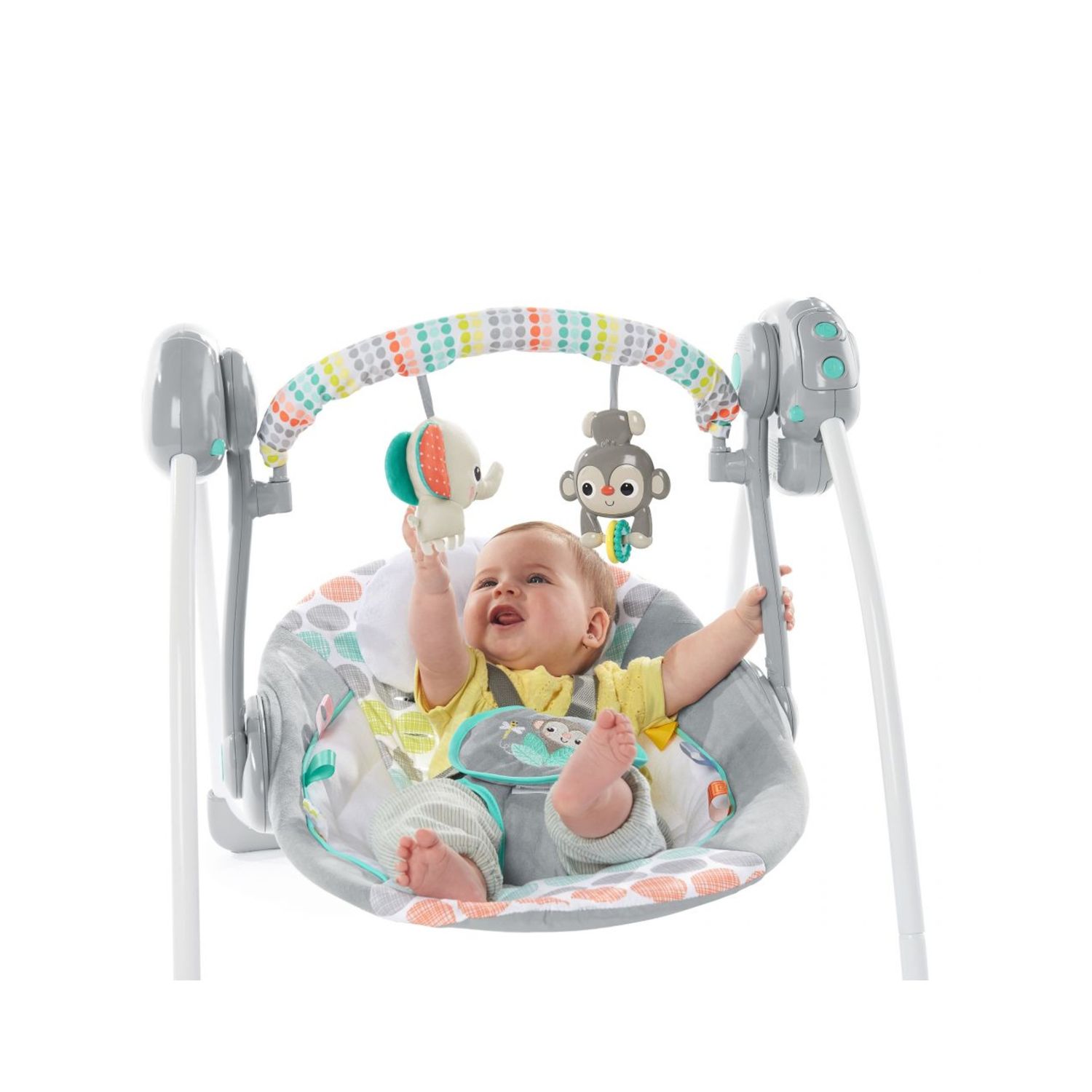 Altalena compatta whimsical wild - bright starts - Bright Starts