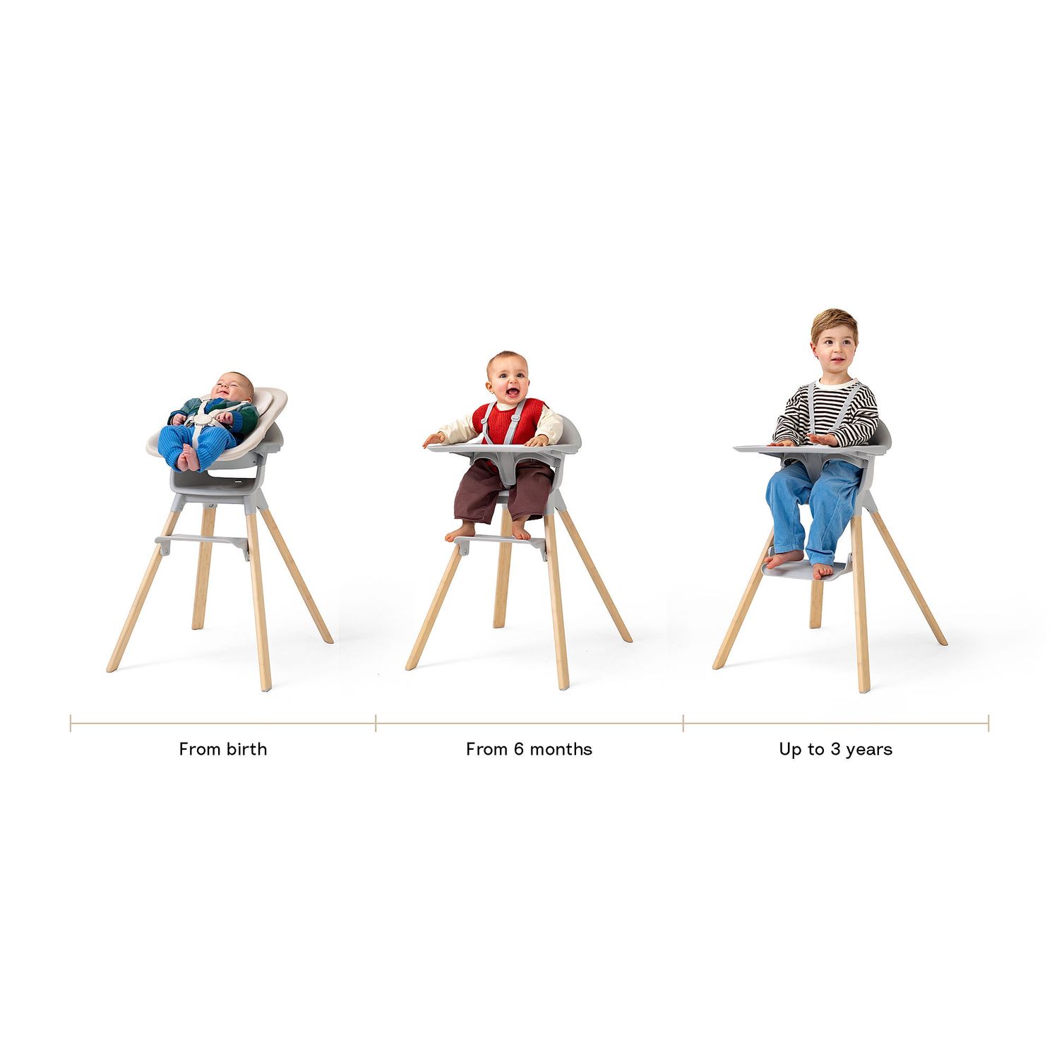 Seggiolone clikk™ - black/warm brown - stokke® - STOKKE