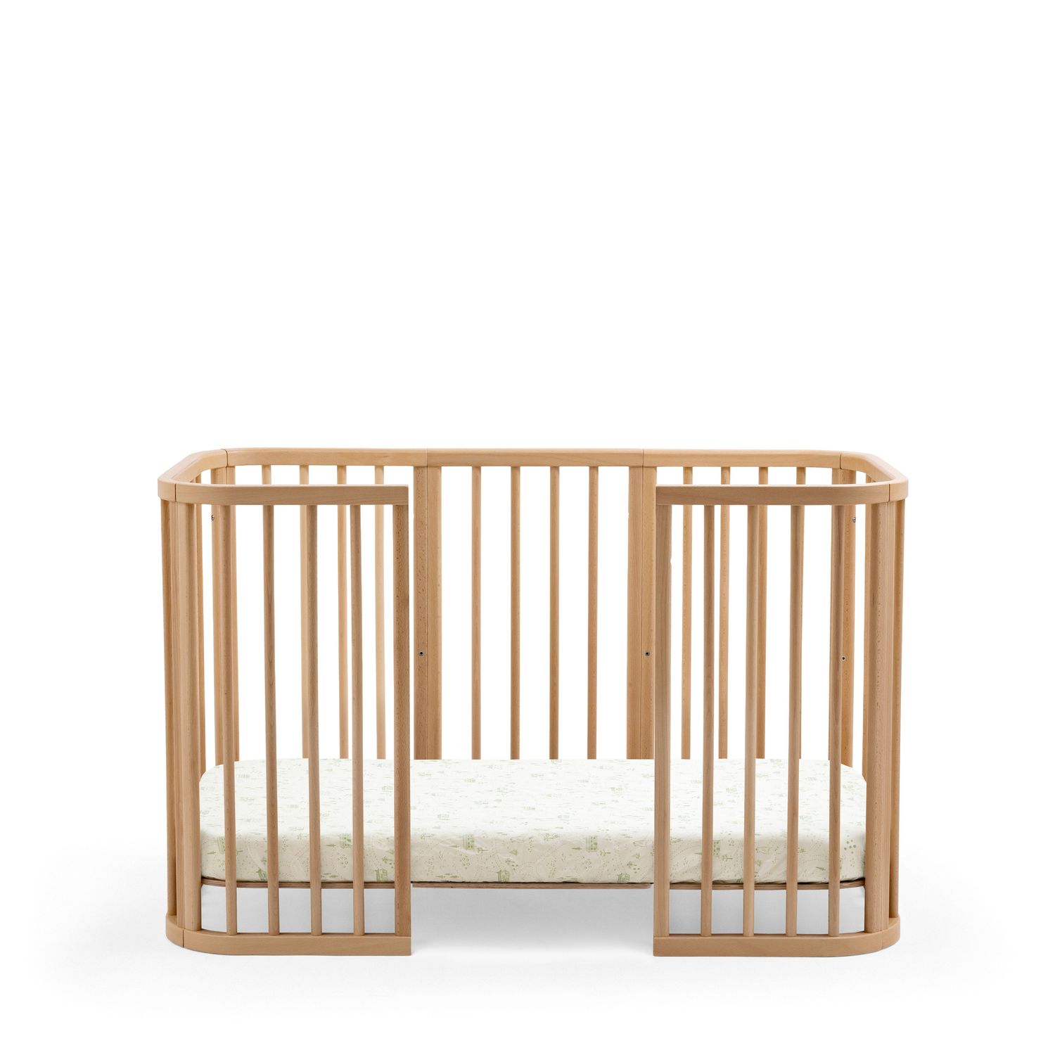 Lenzuolo con angoli per lettino nighti™ 60x120cm - green map - stokke® - STOKKE