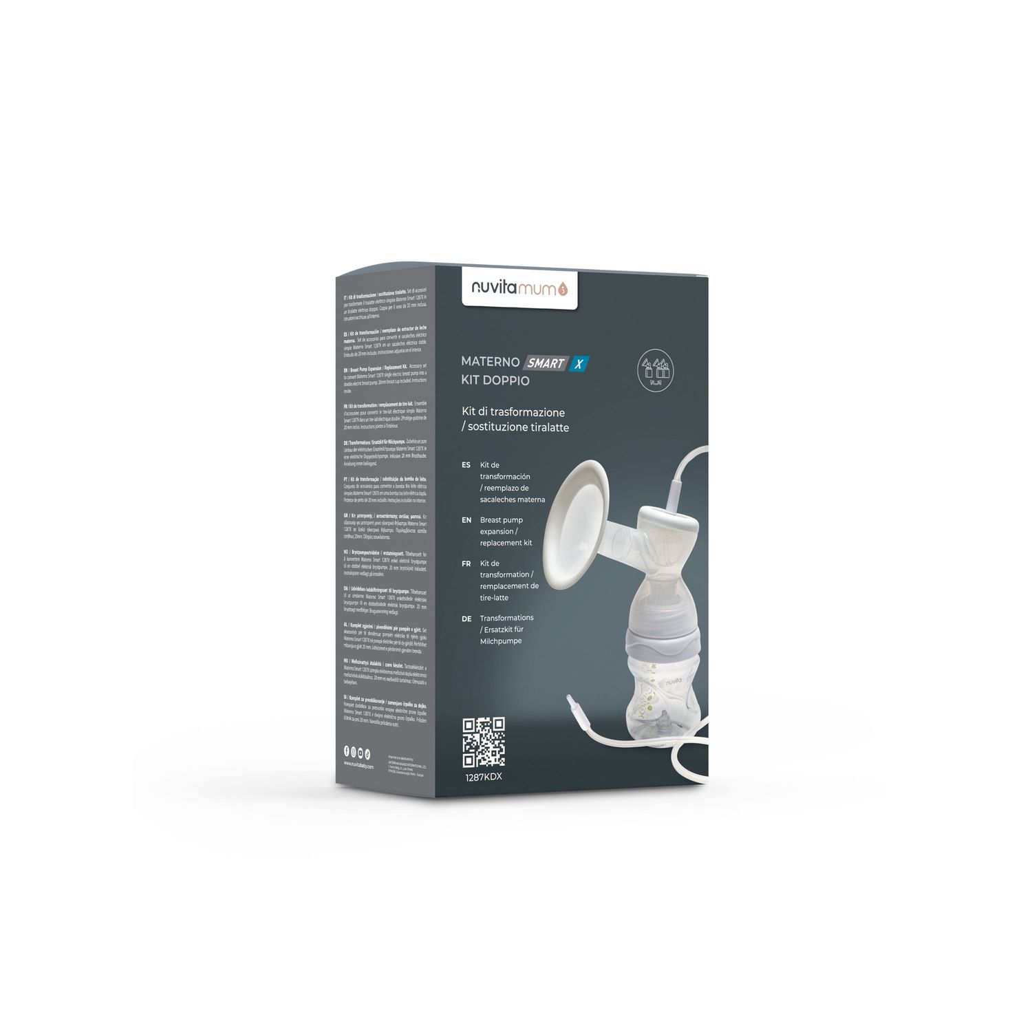 Kit di trasformazione per tiralatte materno smart x singolo - 1287kdx - nuvita - Nuvita