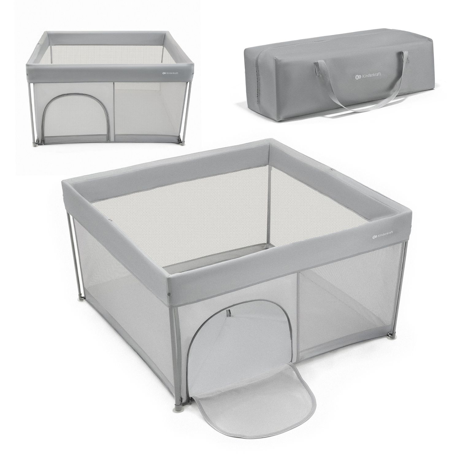 Box  bambini ziki - grey - kinderkraft - KinderKraft