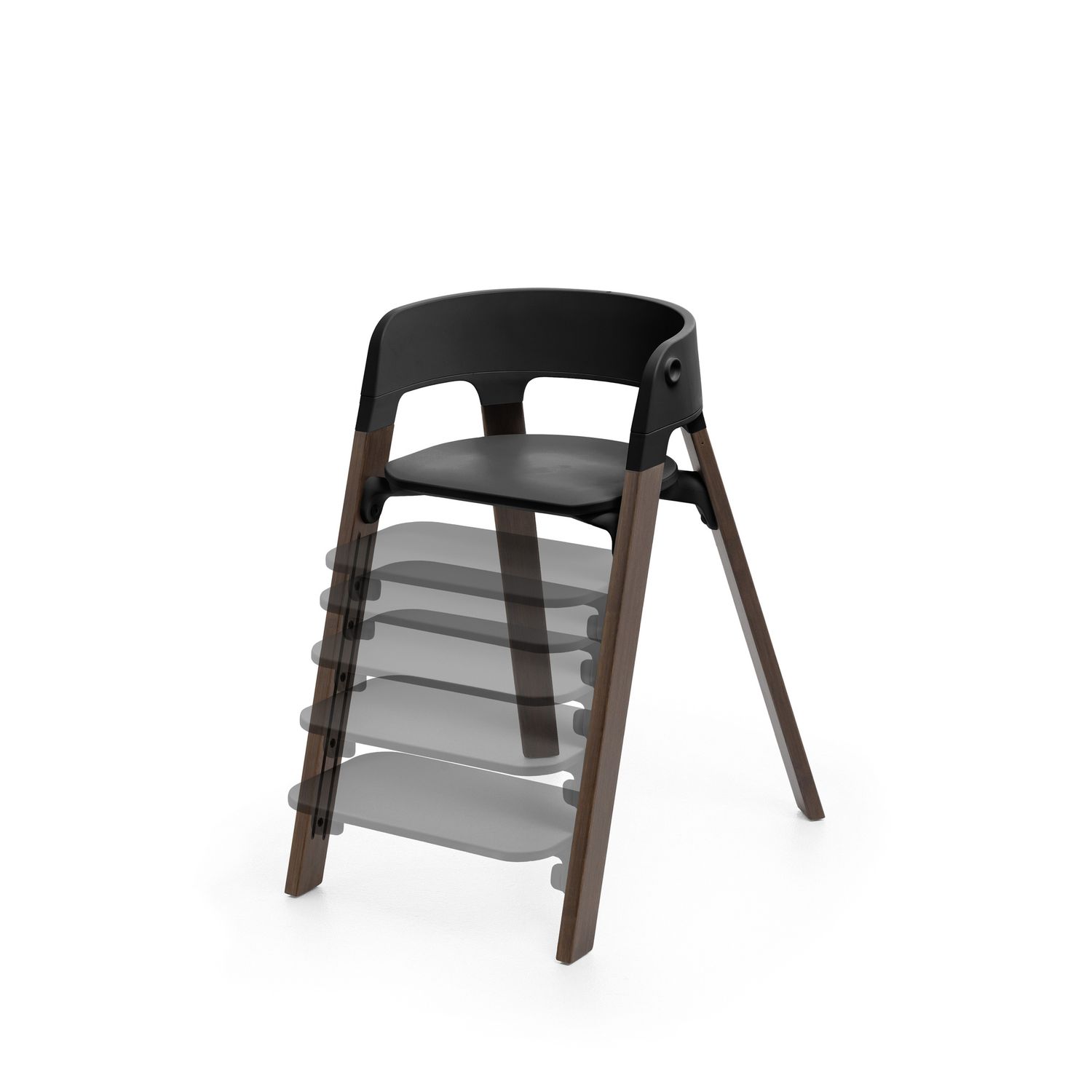 Seggiolone steps™ black warm brown- stokke - STOKKE