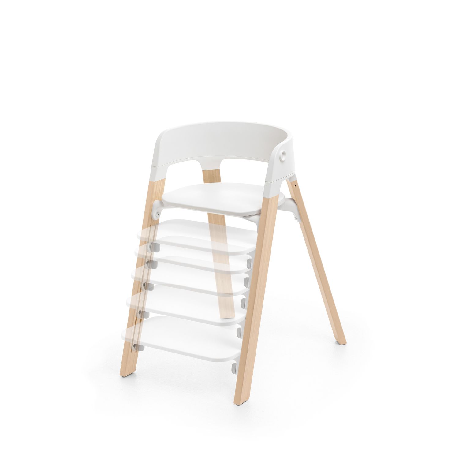 Seggiolone steps™ white natural- stokke - STOKKE