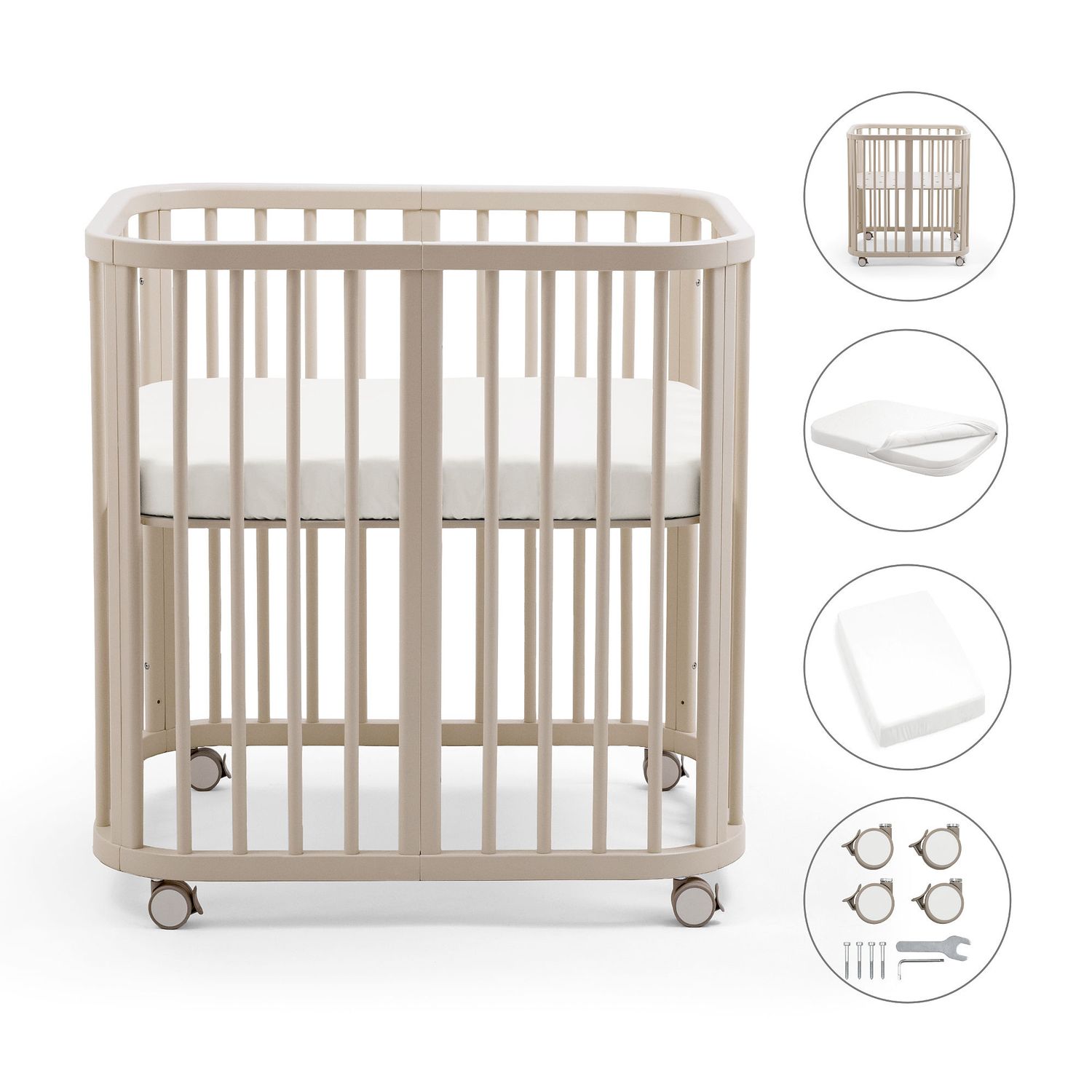 Culla nighti™ mini - vanilla white - stokke® - STOKKE