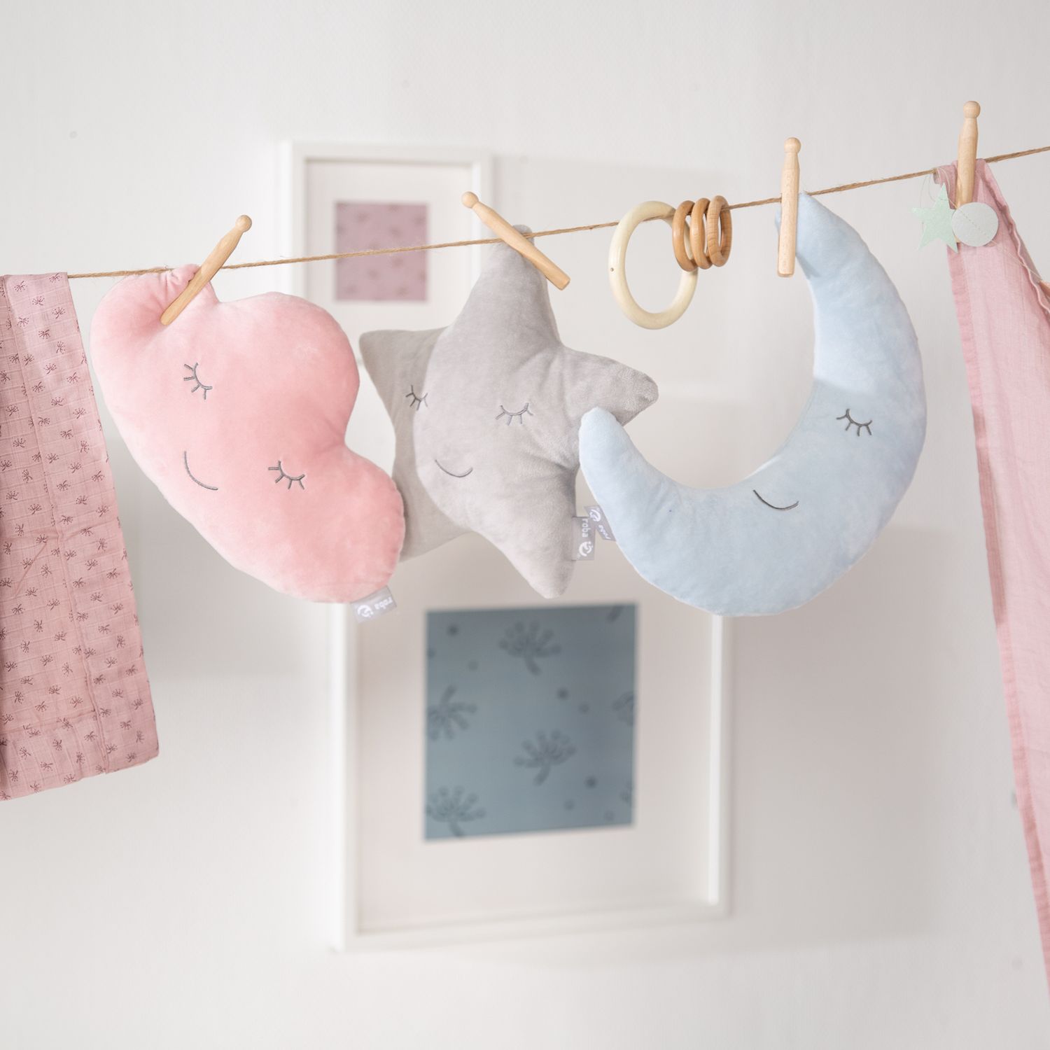 Cuscino cuddy stella pink - roba - Roba GMBH