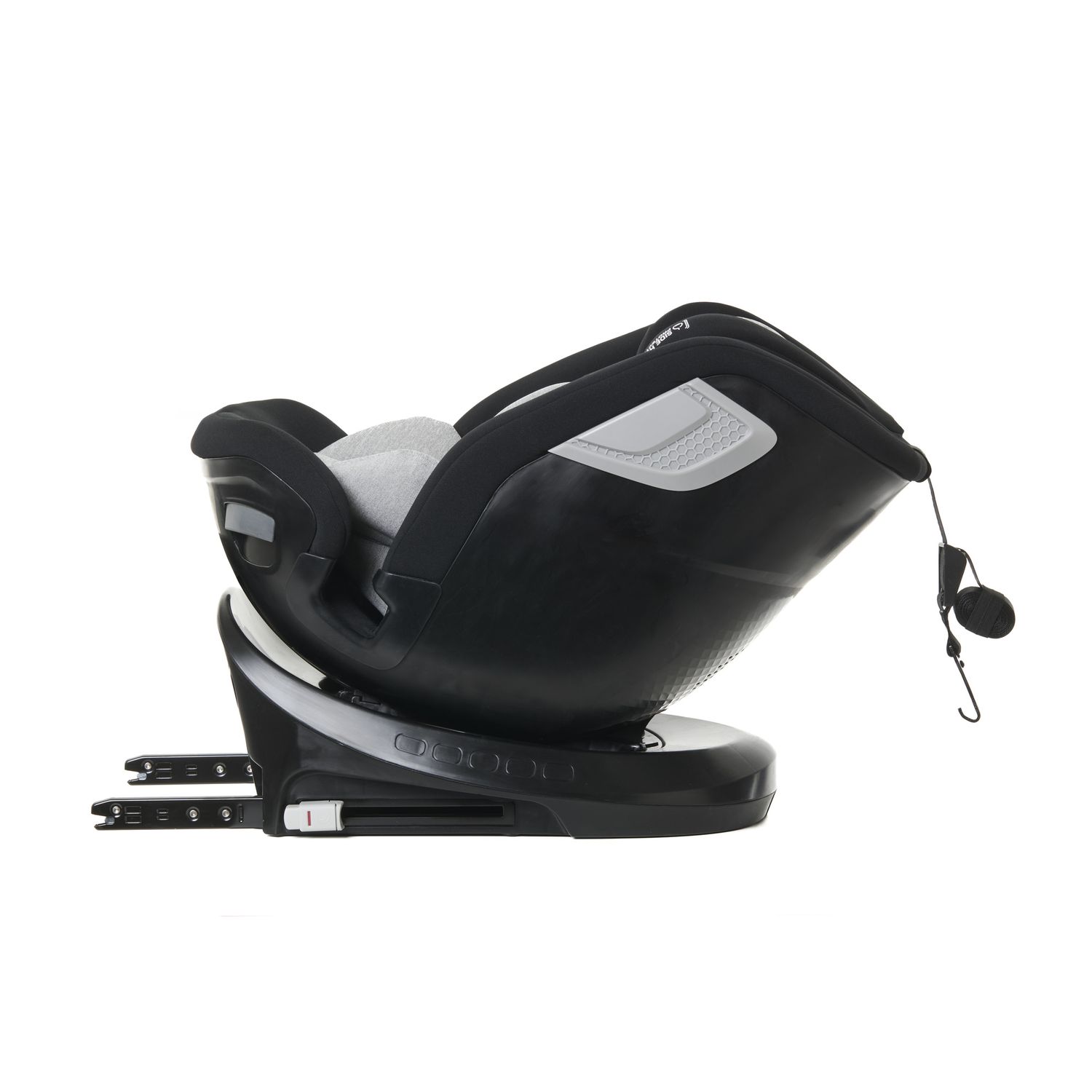 Seggiolino auto titano plus black e grey 40-150 cm- giordani - Giordani