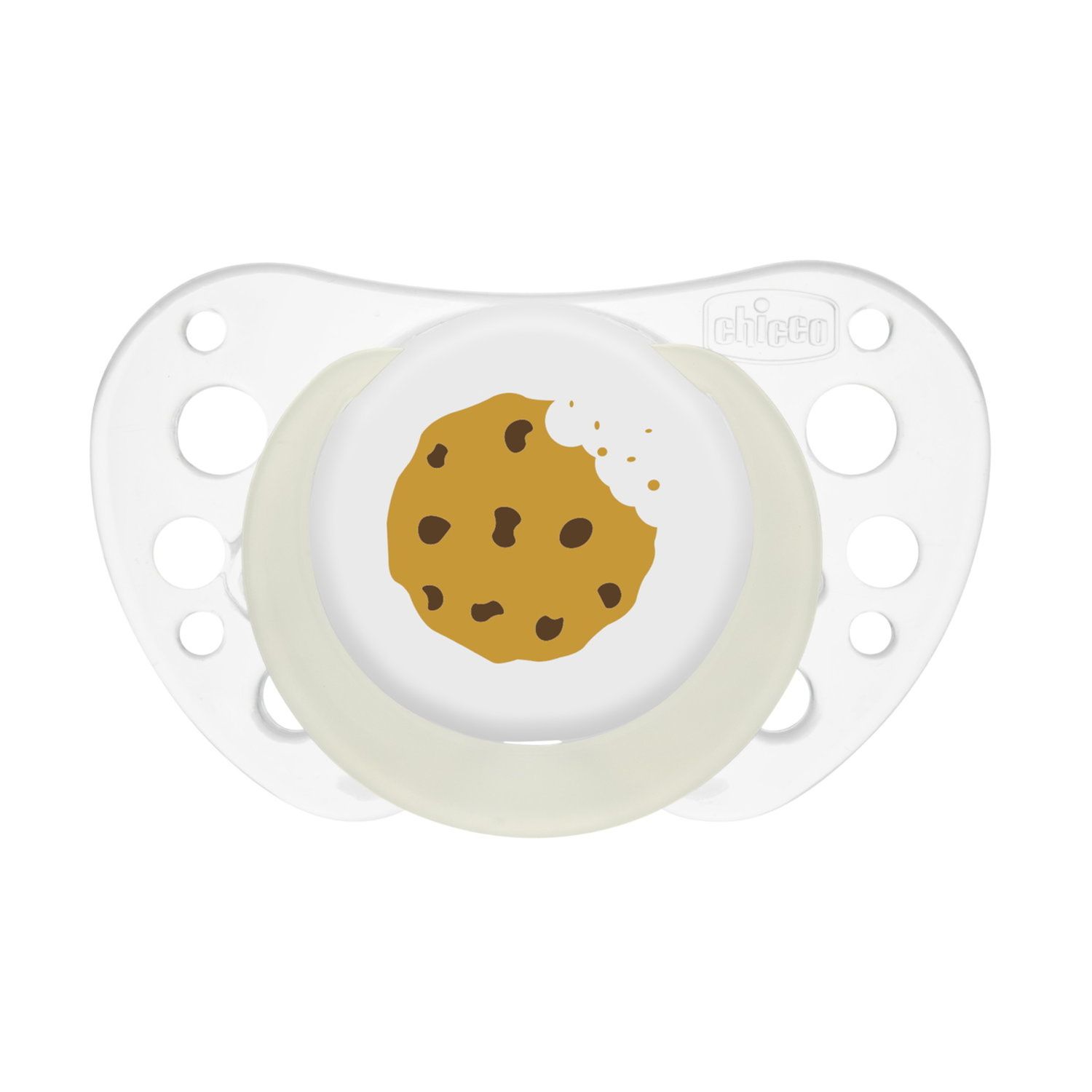 Chicco - succhietto air grigio lumi 16-36m 2pz-silicone - Chicco