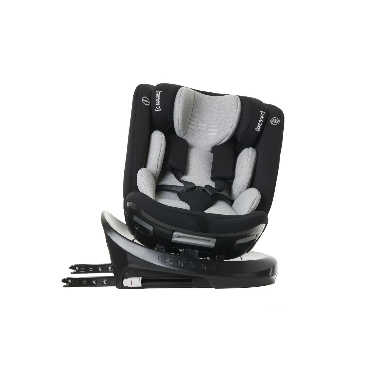 Seggiolino auto titano plus black e grey 40-150 cm- giordani - Giordani