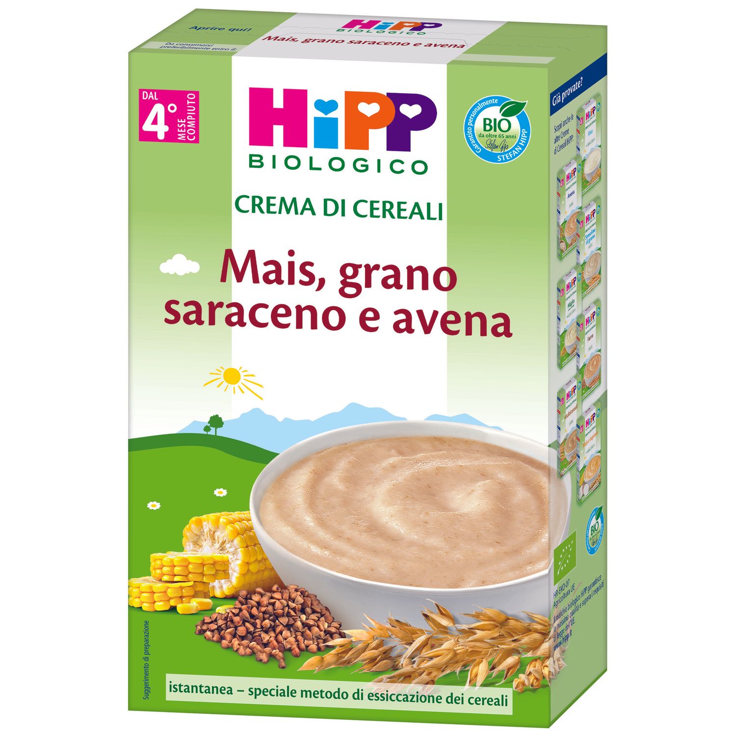 Crema cereali mais, gr.saraceno avena 200g -  hipp - Hipp