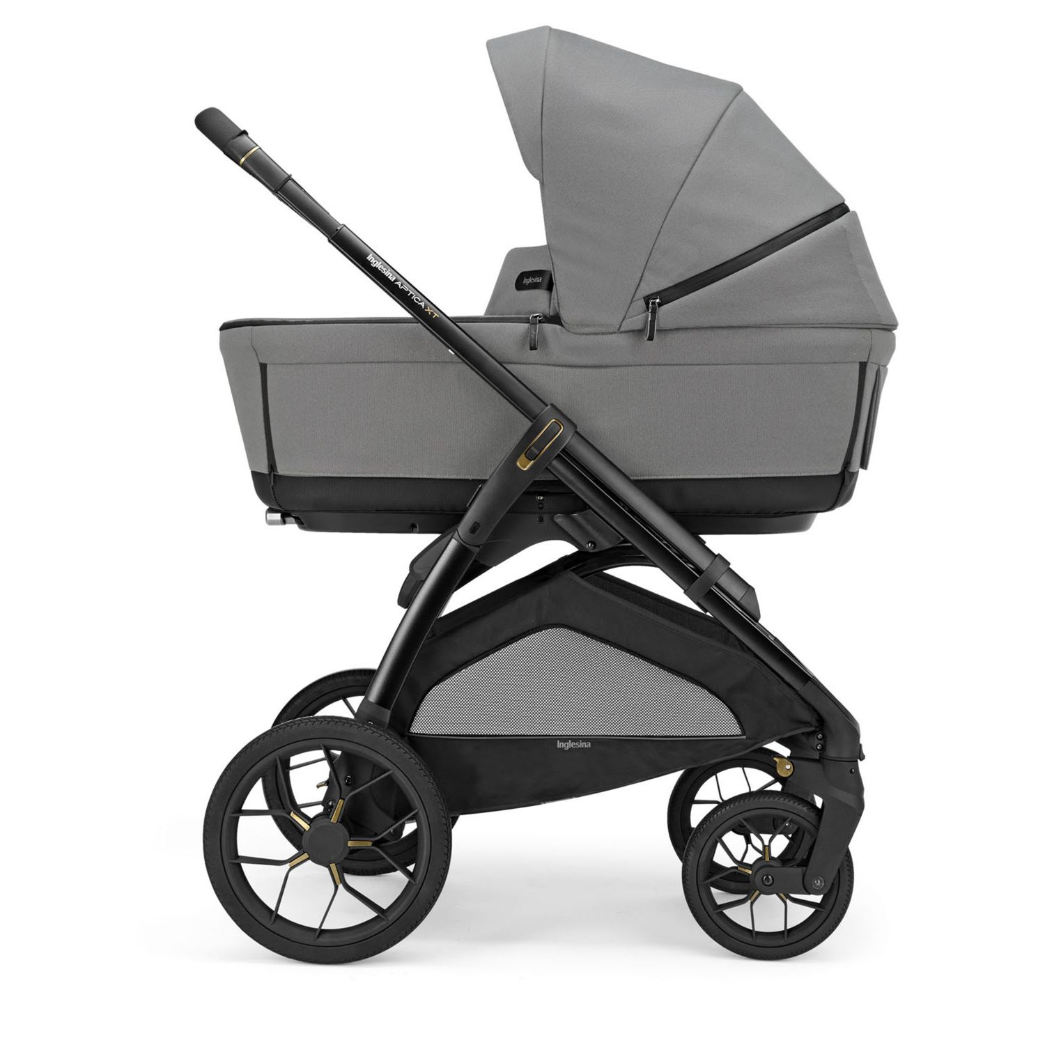 Aptica xt system quattro - canyon grey con telaio nero e seggiolino auto darwin infant - 2025 - inglesina - Inglesina
