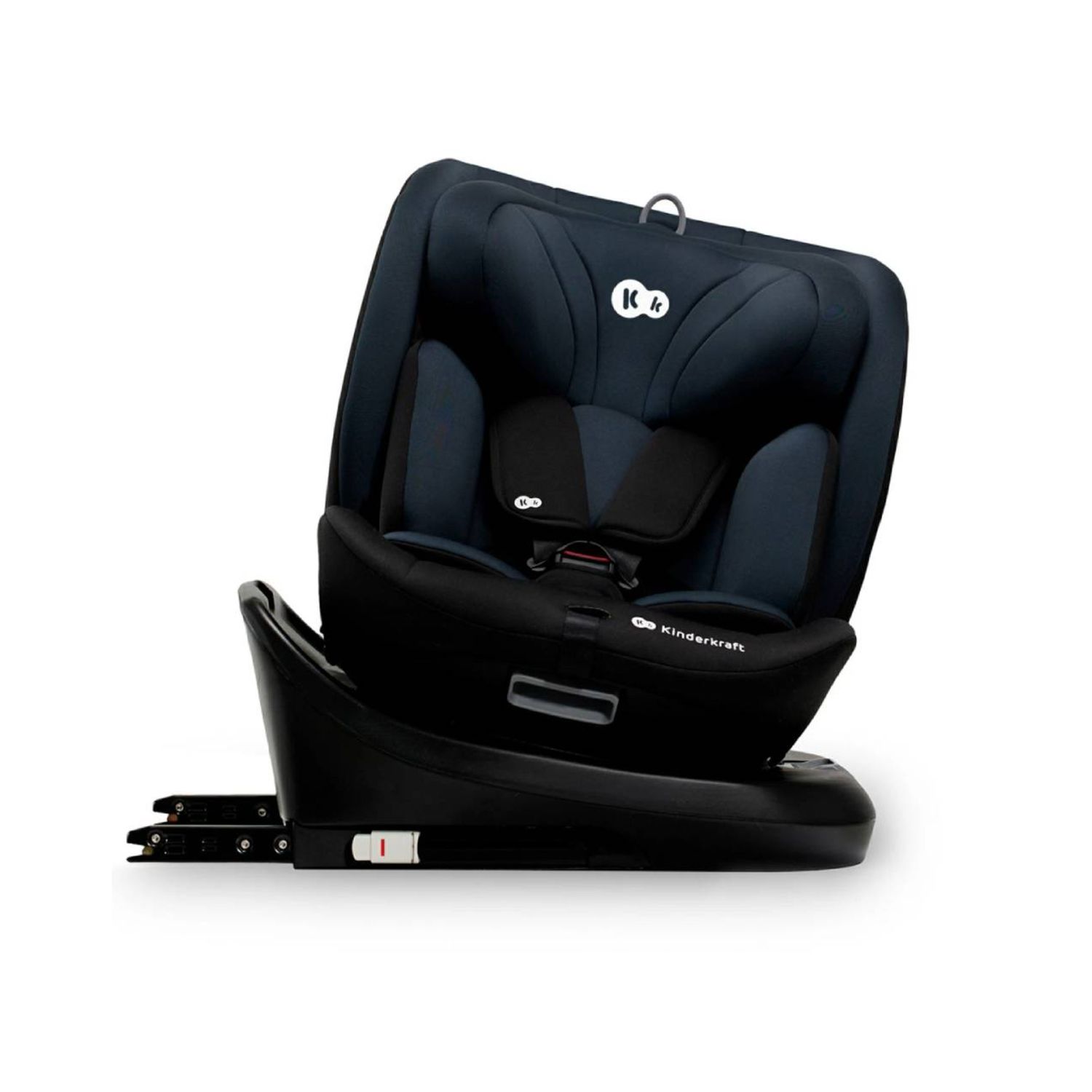 Kinderkraft seggiolino auto i-grow i-size black 40-150cm con base girevole - KinderKraft