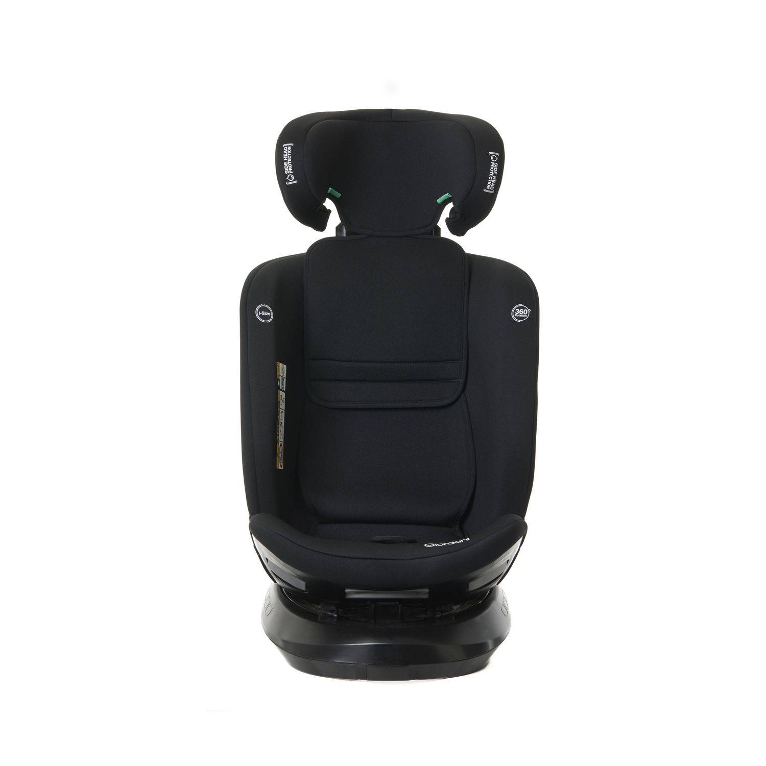 Seggiolino auto titano plus black e grey 40-150 cm- giordani - Giordani