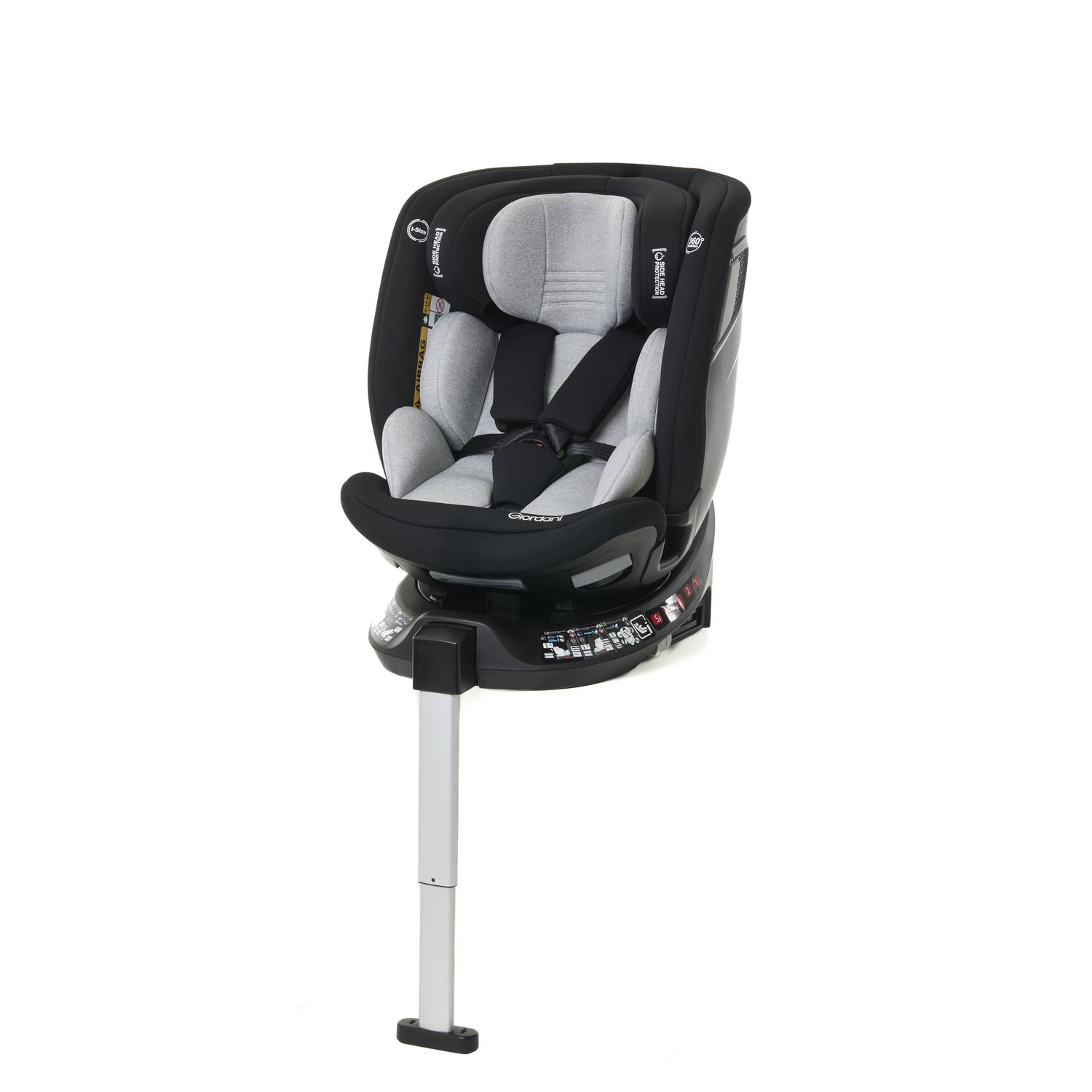 Seggiolino auto crono plus black e grey 40-150 cm- giordani - Giordani